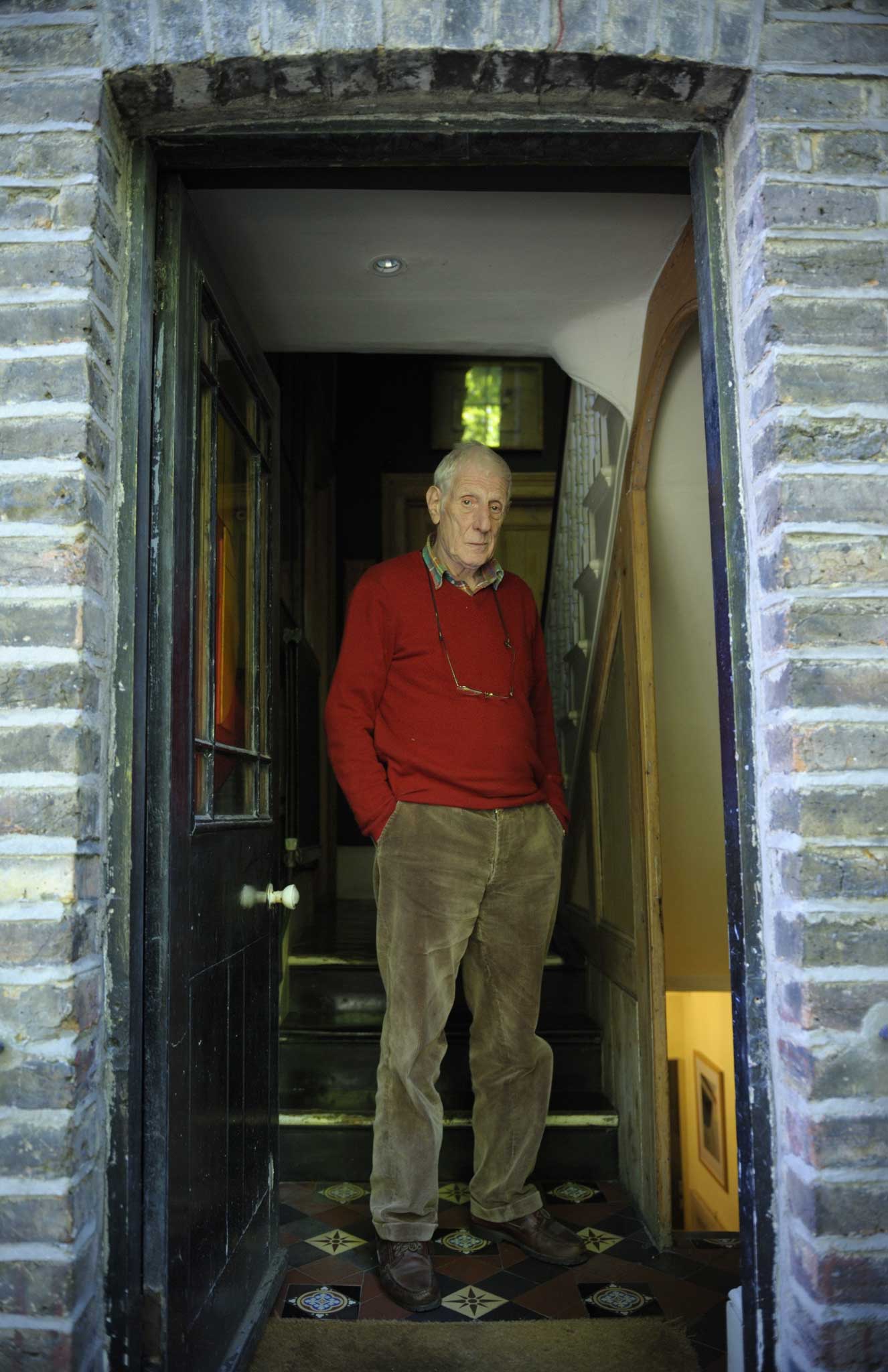 Tripped up by showbiz: Jonathan Miller at his home in London