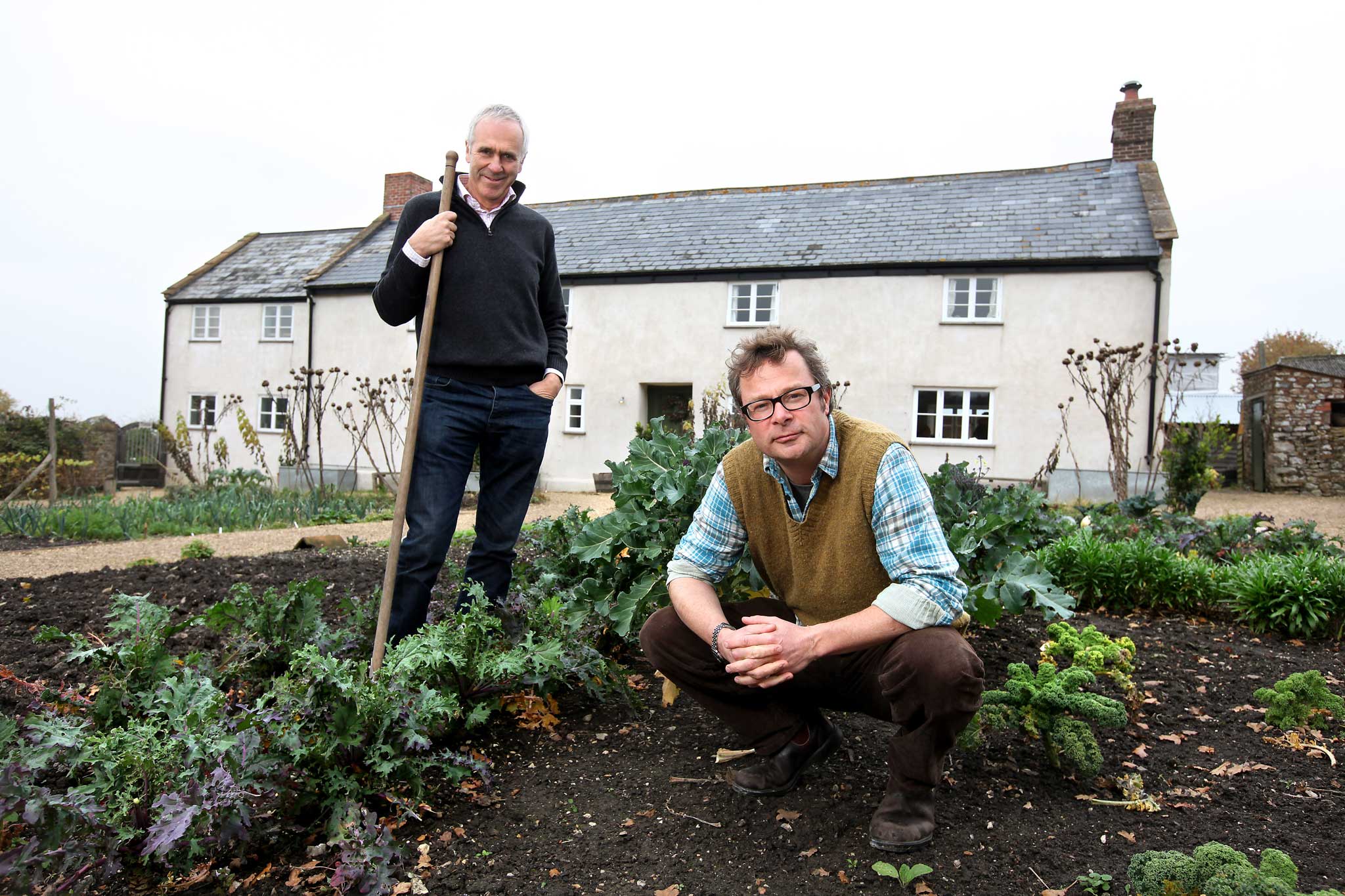 Fearnley-Whittingstall (right) says: 'Neither of us are arguing for the world to go vegetarian - we're both enthusiastic carnivores. But we both believe that a huge global commodity market of cheap, filler fast food is a dangerous direction for the planet