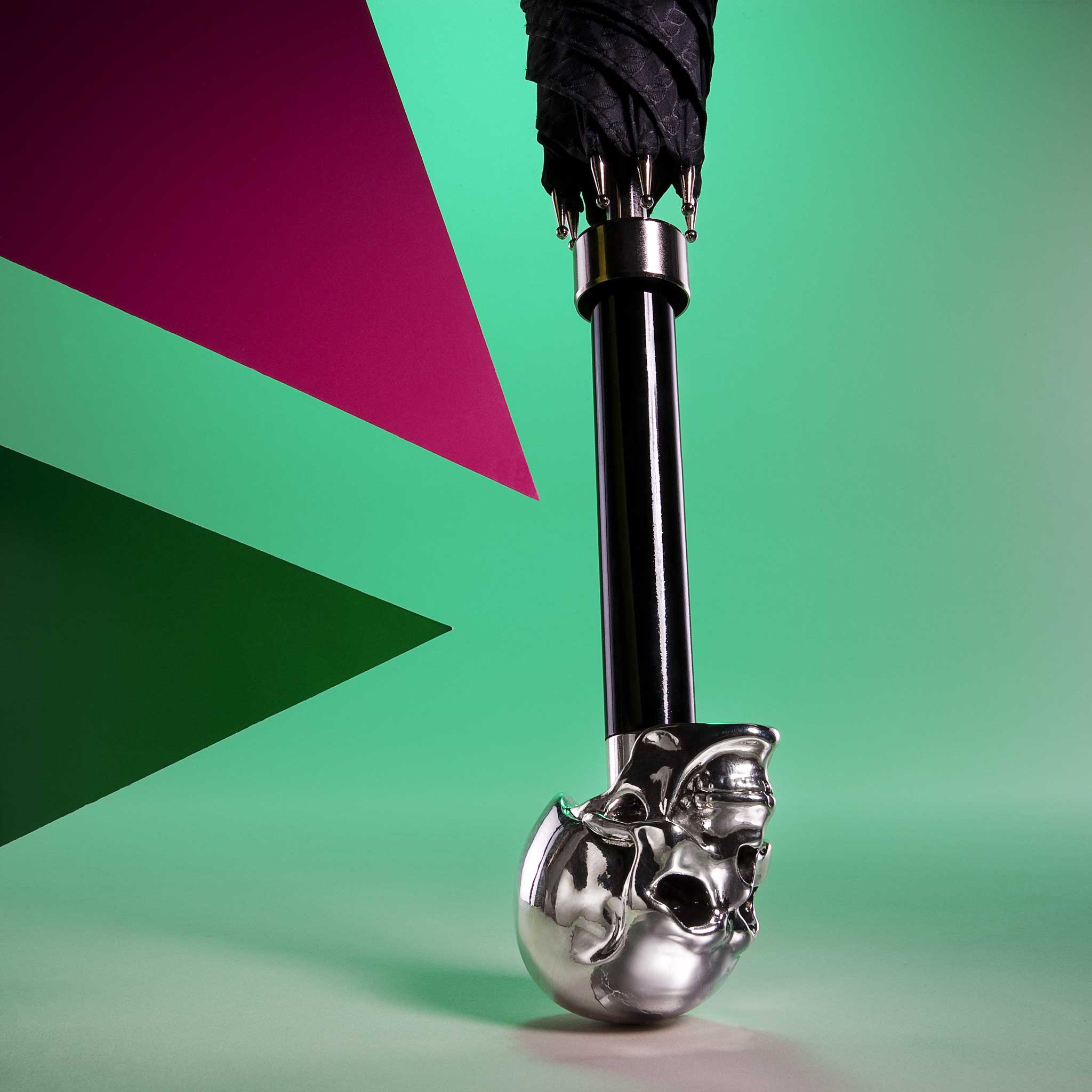 Skull umbrella, £185, Liberty