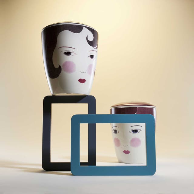 Face pots, £67, Aram; frames, from £5, John Lewis