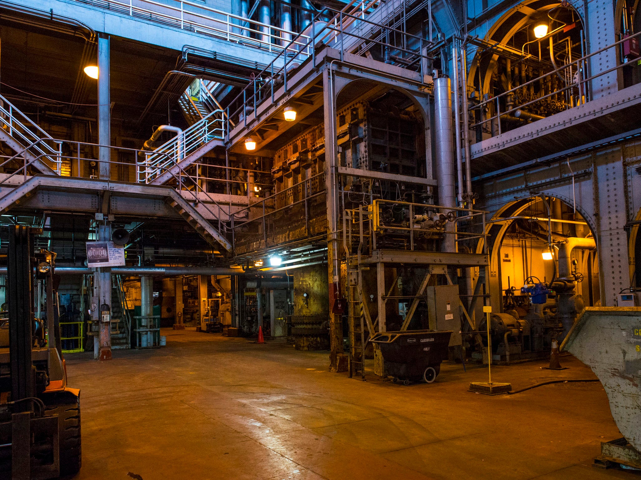 ENERGY COAL: This turbine room at the Salem Harbor Power Station, in Salem, Mass., shown on Oct. 4, is part of a 65-acre coal and oil-fired power plant built in 1951. It will soon be demolished to make room for a natural gas plant owned and operated by Fo