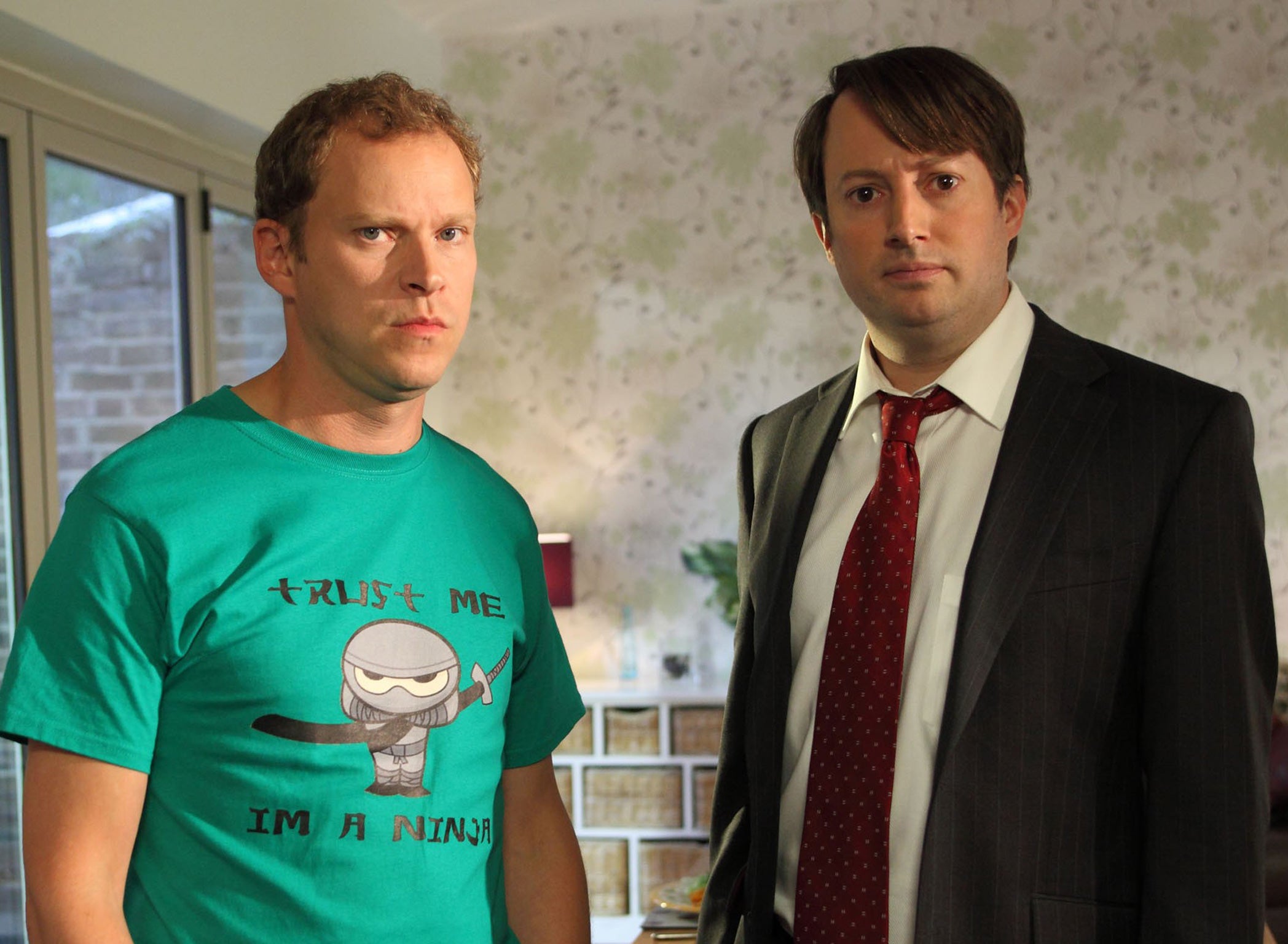 House mates: David Mitchell (right) and Robert Webb, stars of Channel 4’s Peep Show