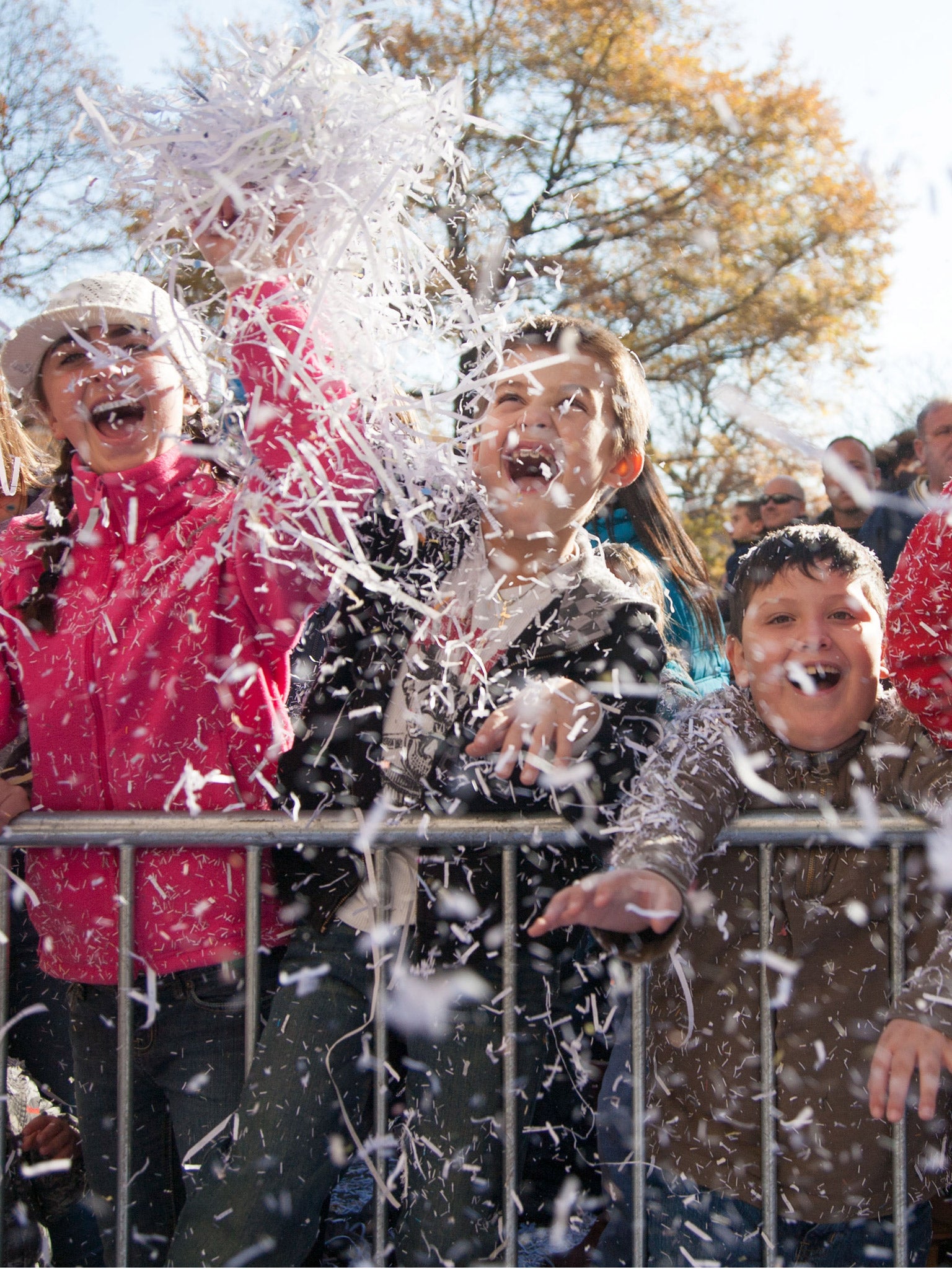 Confetti in Thanksgiving Parade contained shredded police files