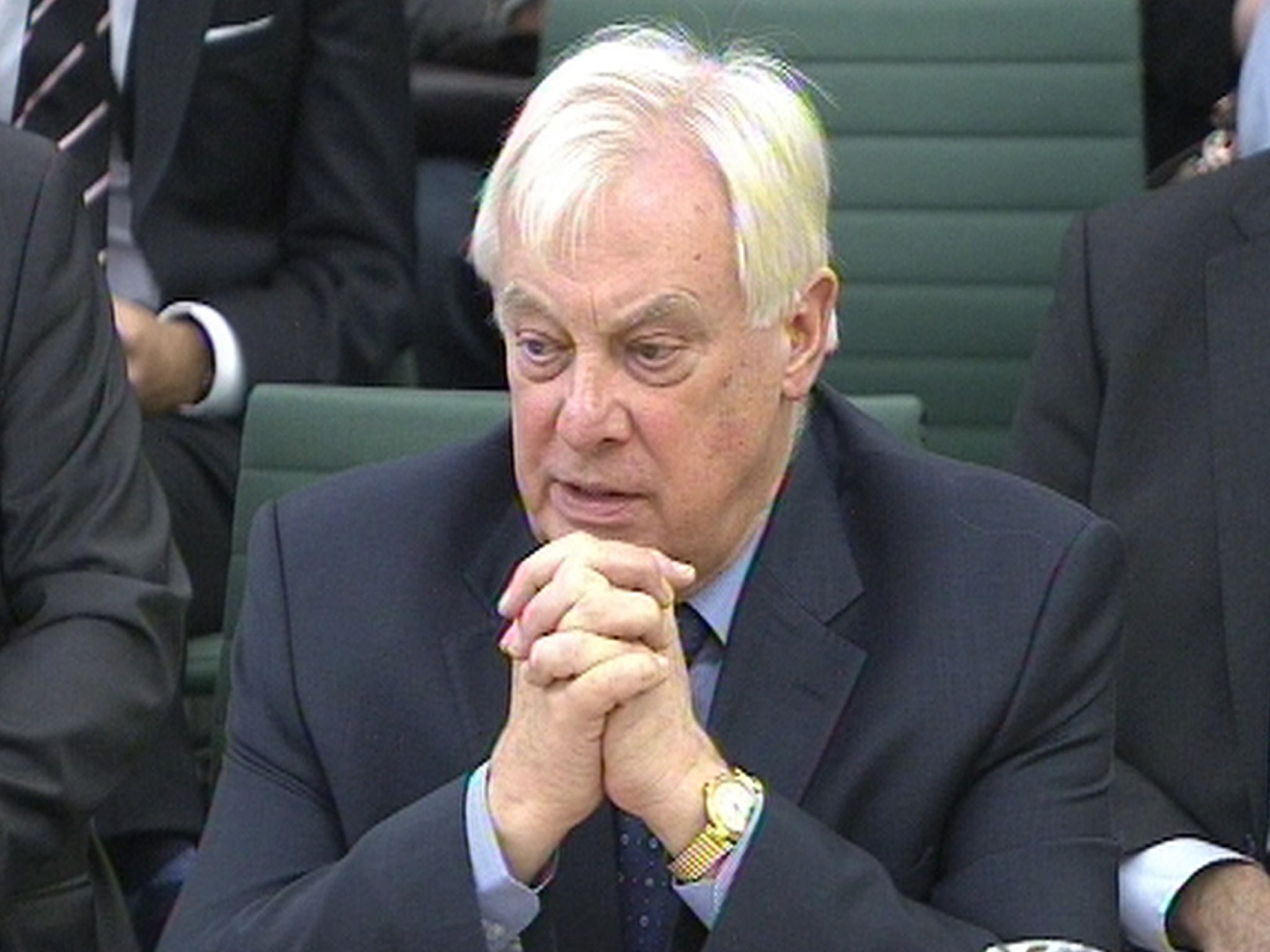 BBC Trust chairman Lord Patten gives evidence at the Commons Culture, Media and Sport Committee