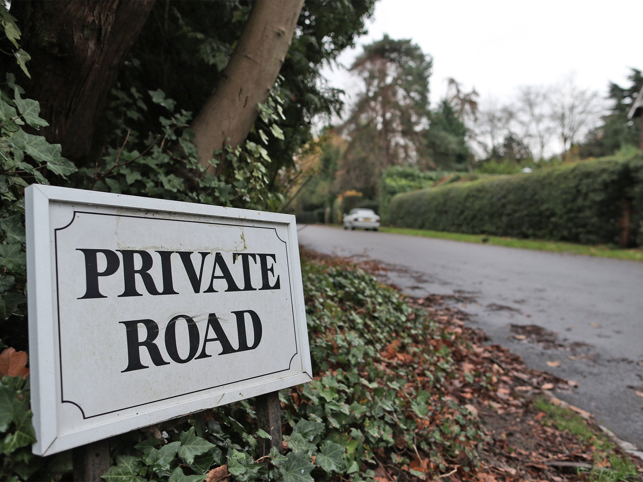 St Georges Hill, the private residential estate in Weybridge where Alexander Perepilichnyy rented a house