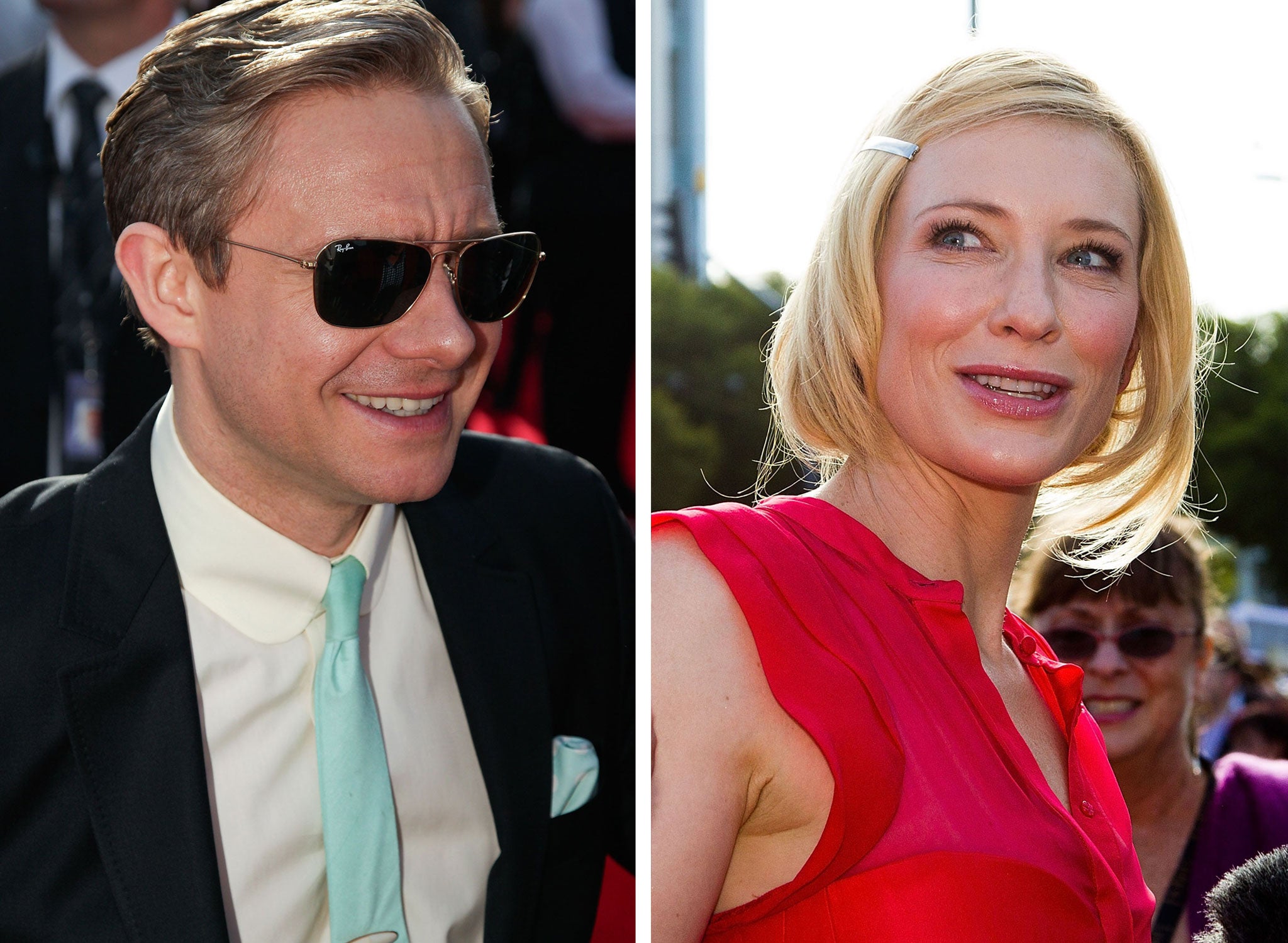 Cate Blanchett and Martin Freeman