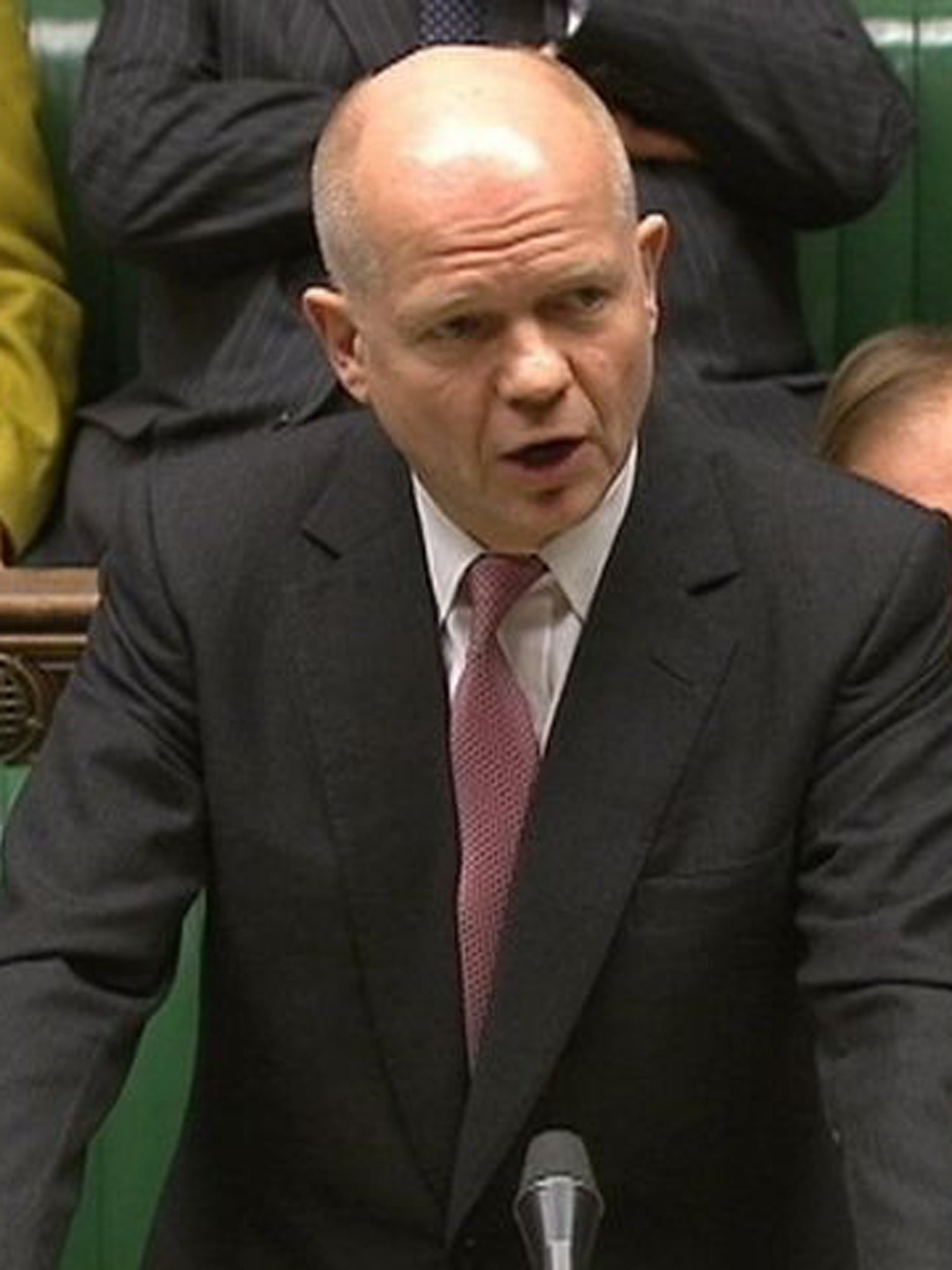 William Hague is facing intense pressure from Gulf states to shift the UK's position ahead of the UN general assembly meeting in New York