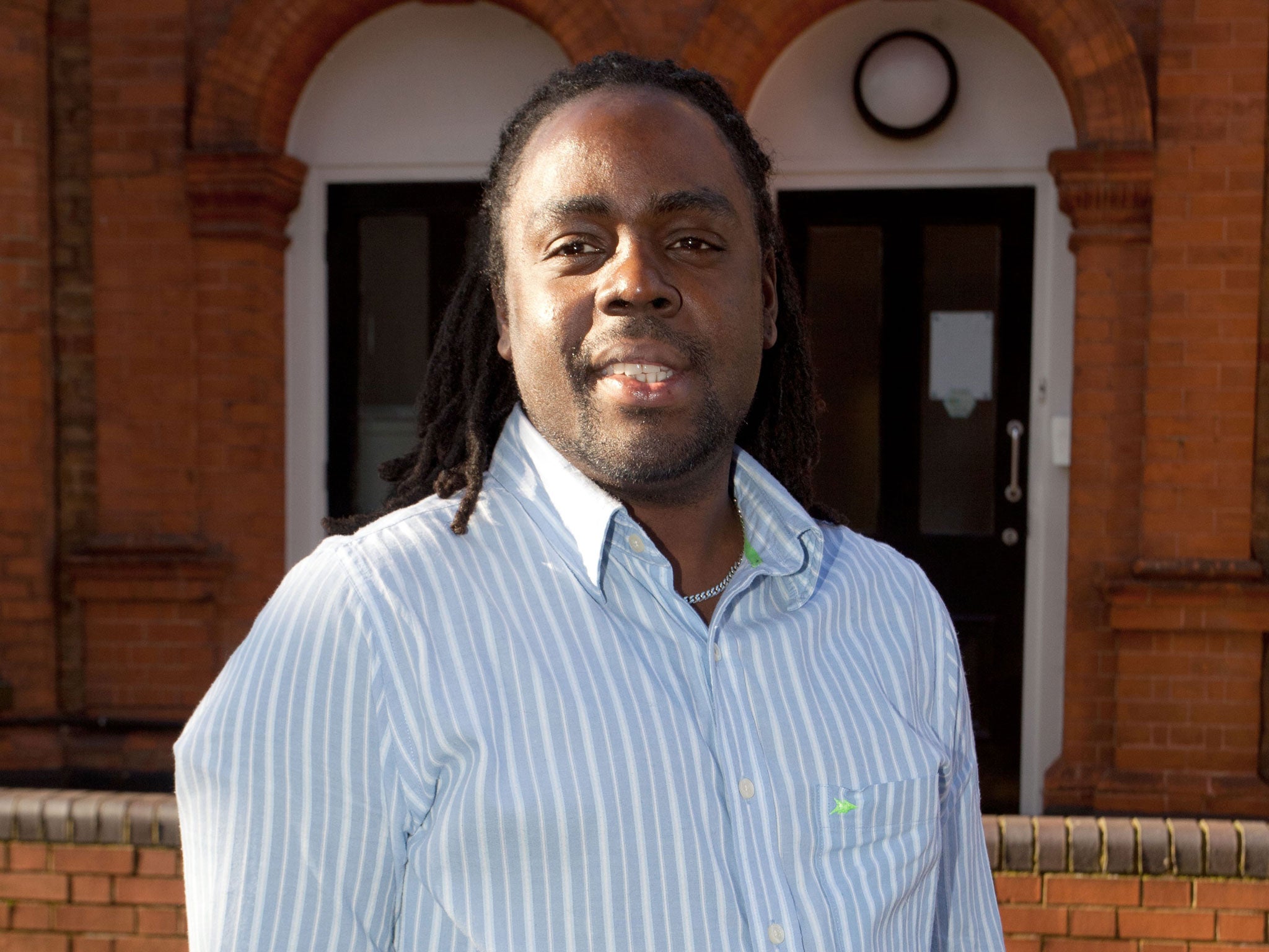 Laurie Armantrading, pictured outside Suffolk House in Palmers Green