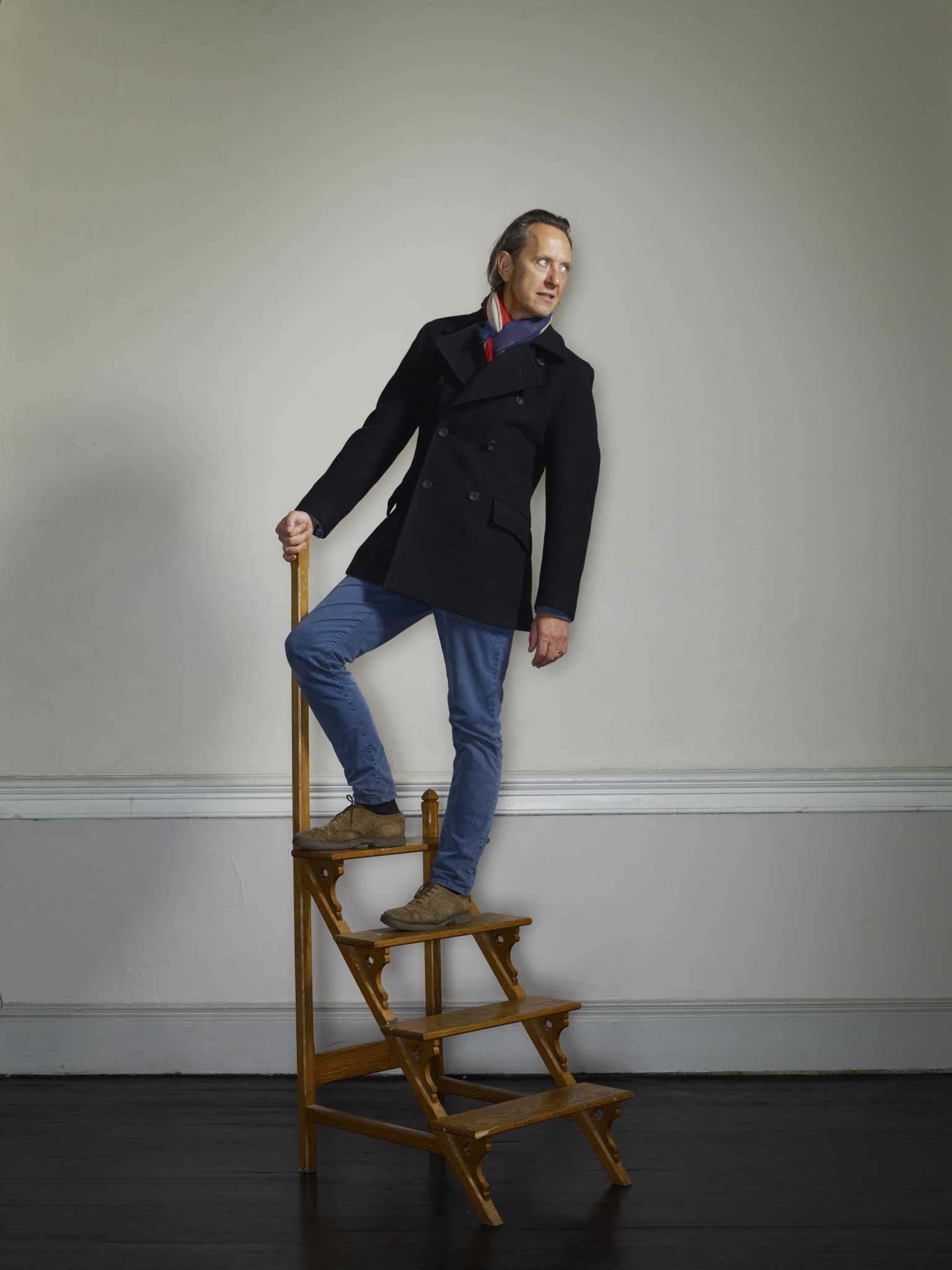 Riding high: The actor just been seen on Channel 4 in Richard E Grant's Hotel Secrets and is soon to play a villain in the Christmas edition of Doctor Who