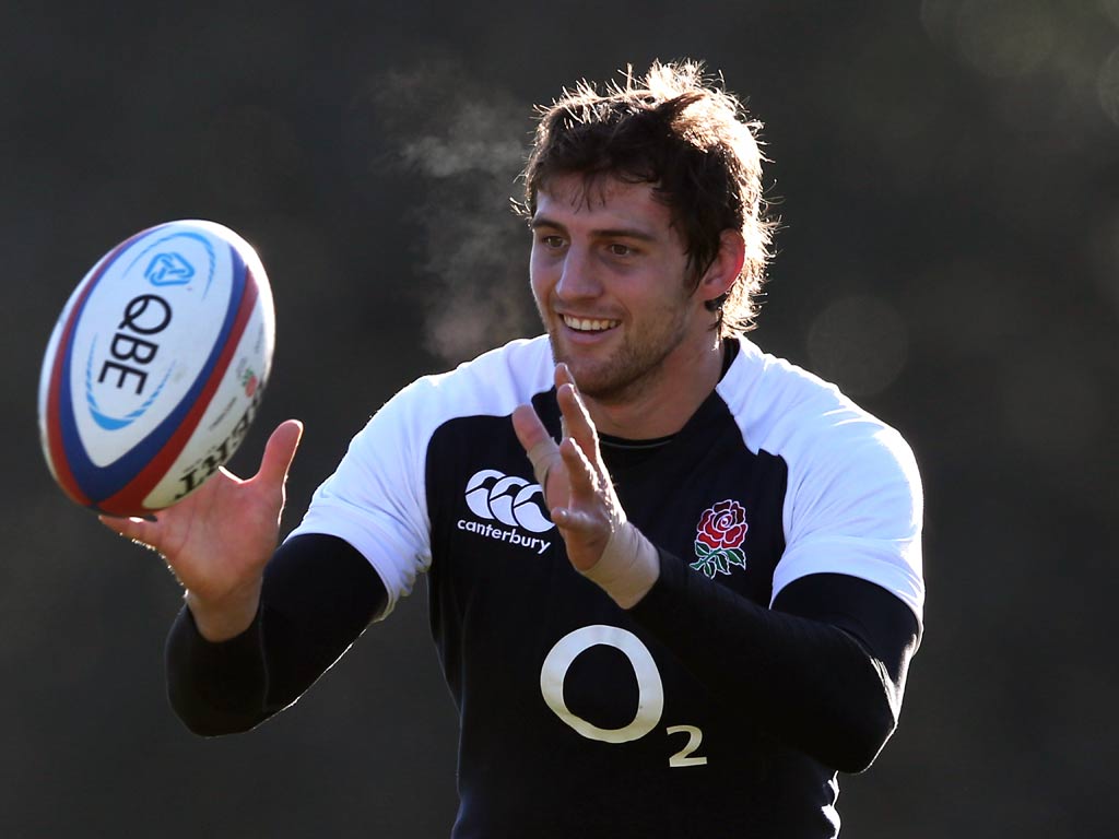 England's Tom Wood