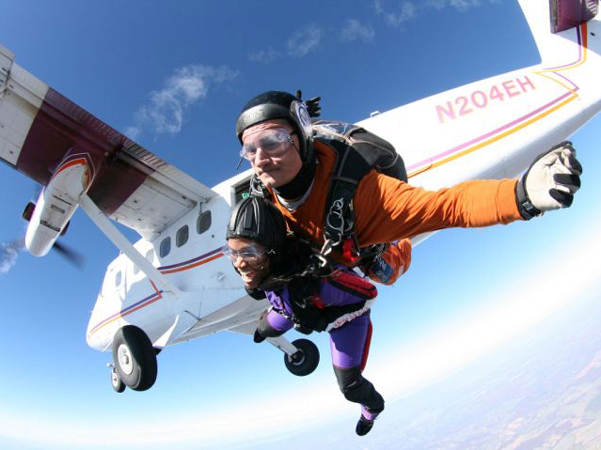 The noise of the G8 light aircraft and the euphoria of adrenaline junkies are upsetting residents