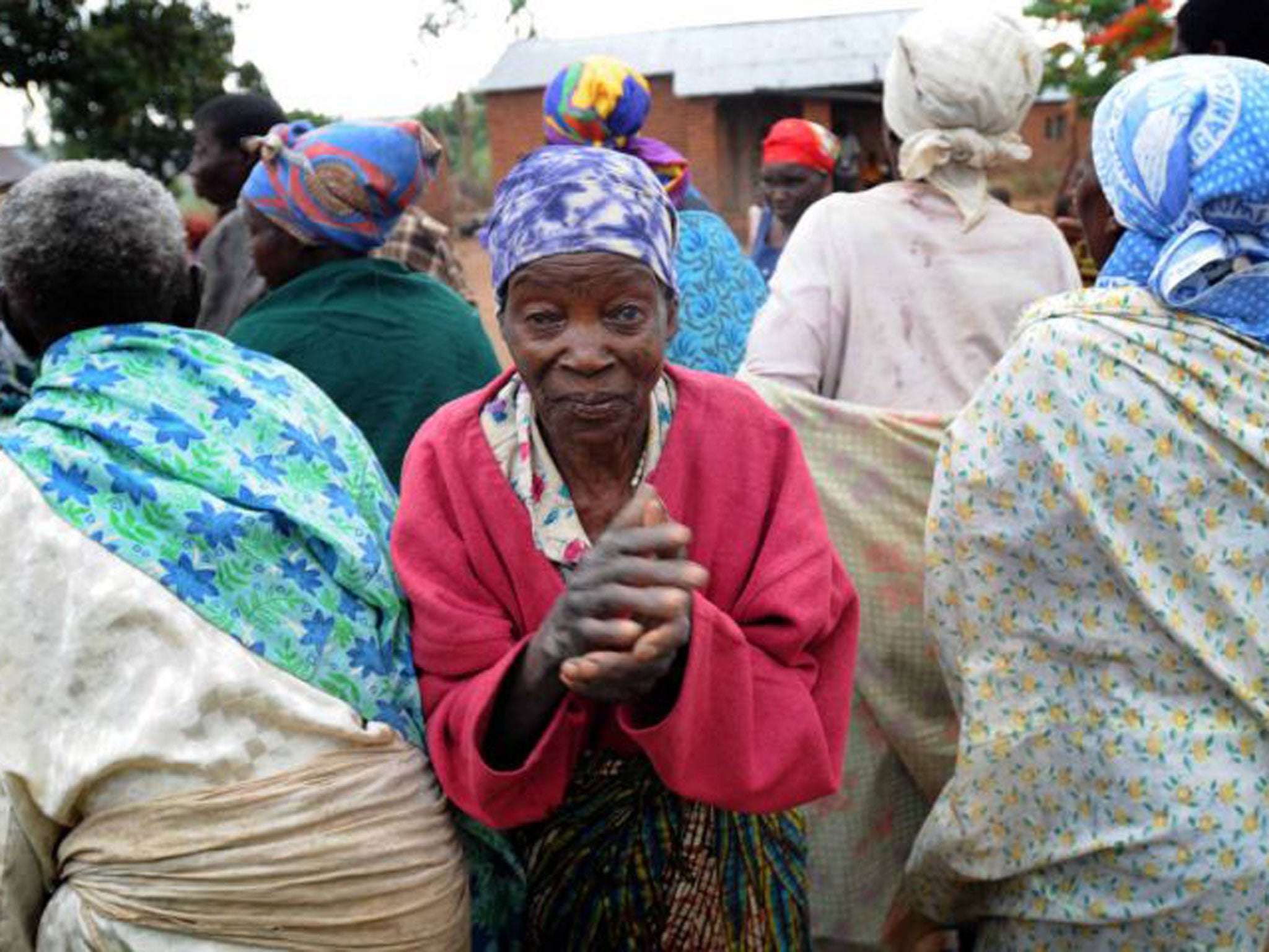 Elderly women in Kasarika, a village with one of the highest rates of HIV in Malawi