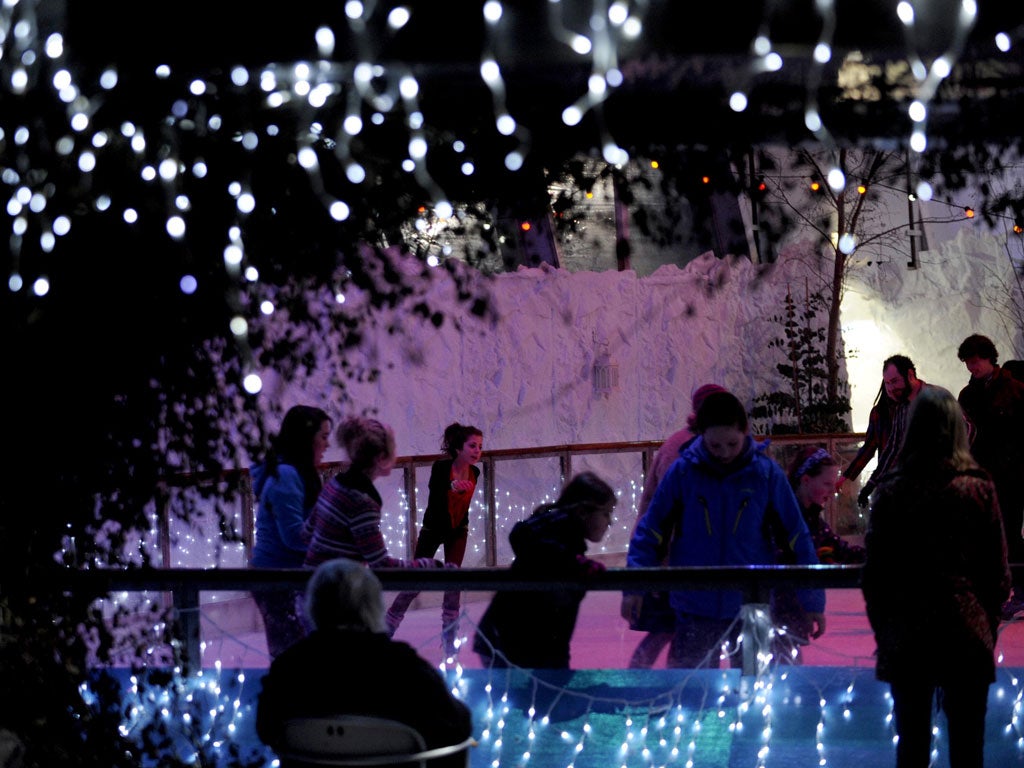 Take a spin: The Eden Project's indoor ice rink