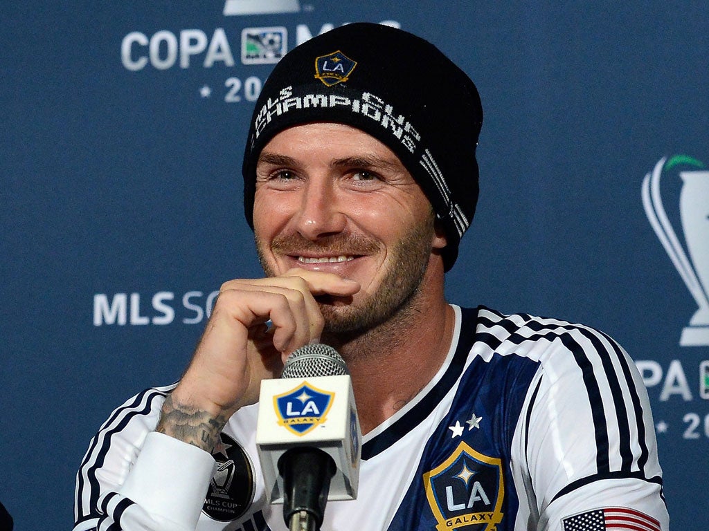 David Beckham: 'The foundations are there now in this league. It will continue to grow'