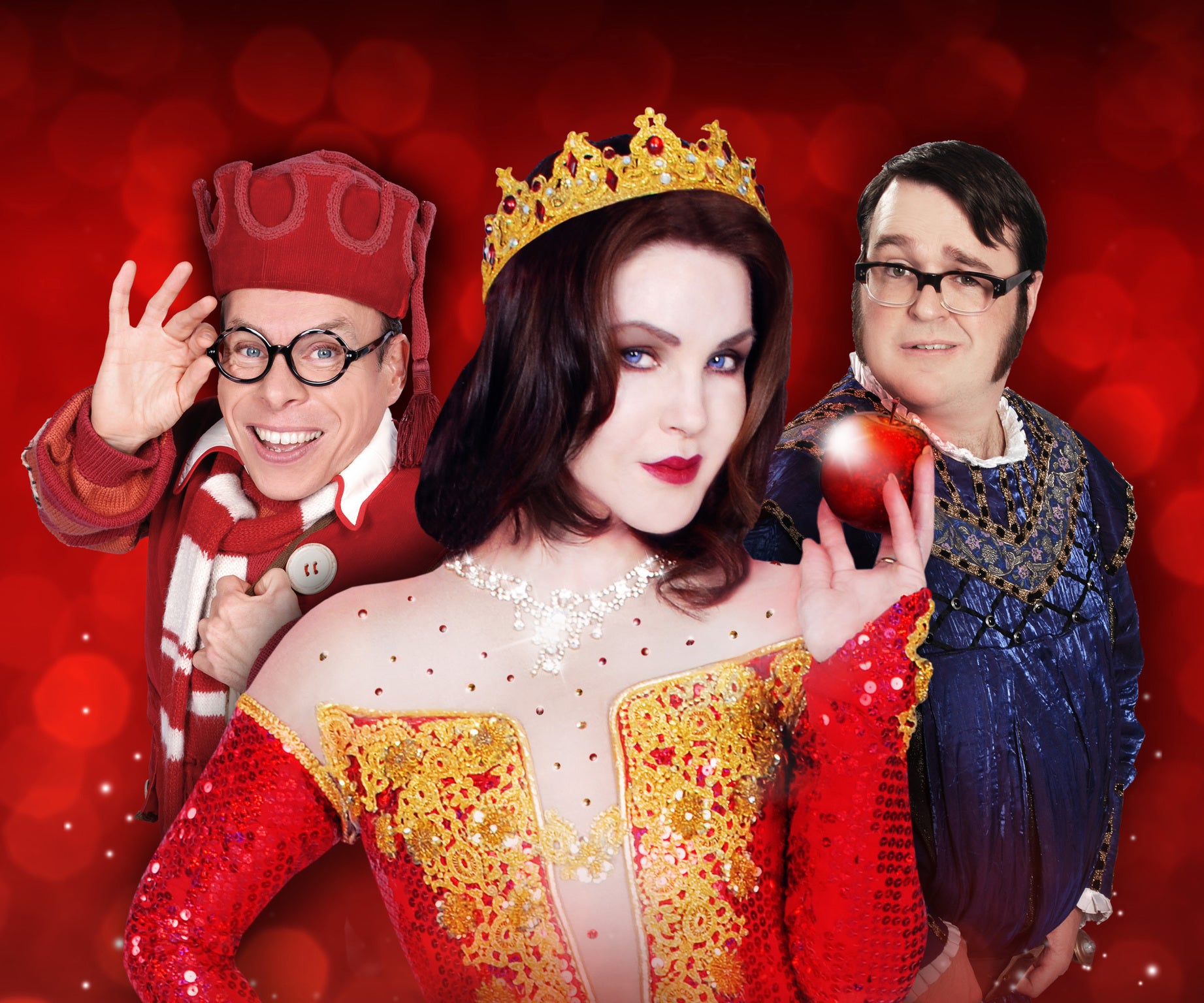 Snow White and the Seven Dwarfs, New Wimbledon Theatre, London, 7 December to 13 January Starring Elvis’s ex-wife Priscilla Presley as the Wicked Queen in her pantomime debut, this show is more star-studded than the royal tiara. It features Warw