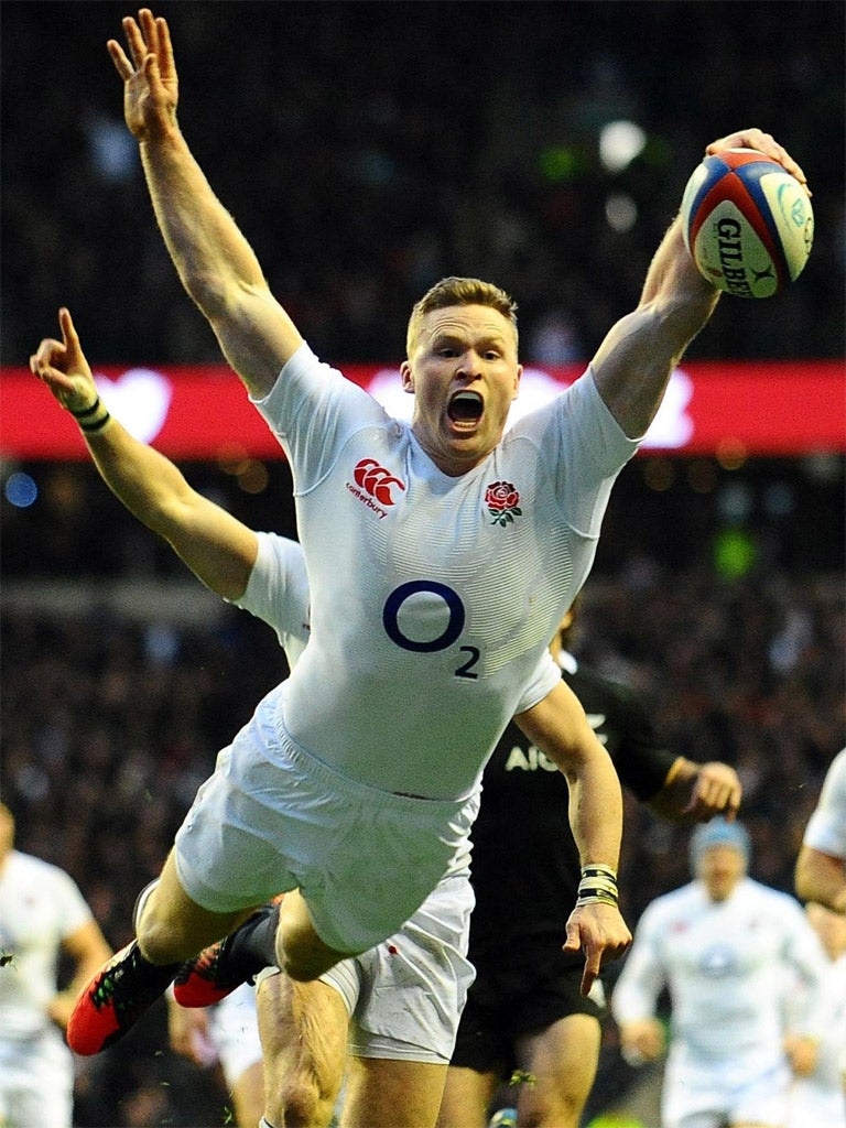 Chris Ashton gave Twickenham a day to remember on Saturday