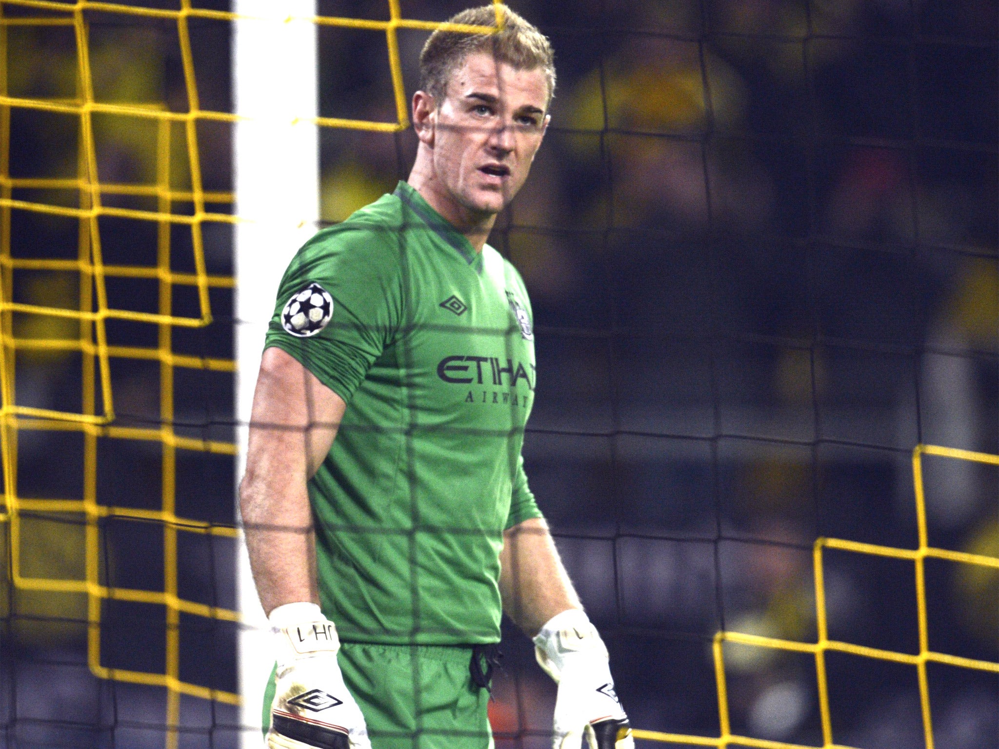 Joe Hart and his Manchester City teammates' European dreams will not be realised this season