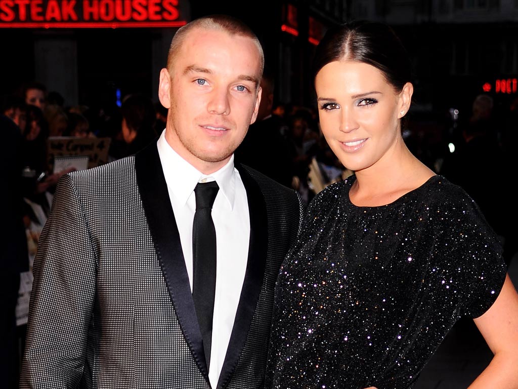 Jamie O'Hara with wife, former Miss England Danielle Lloyd