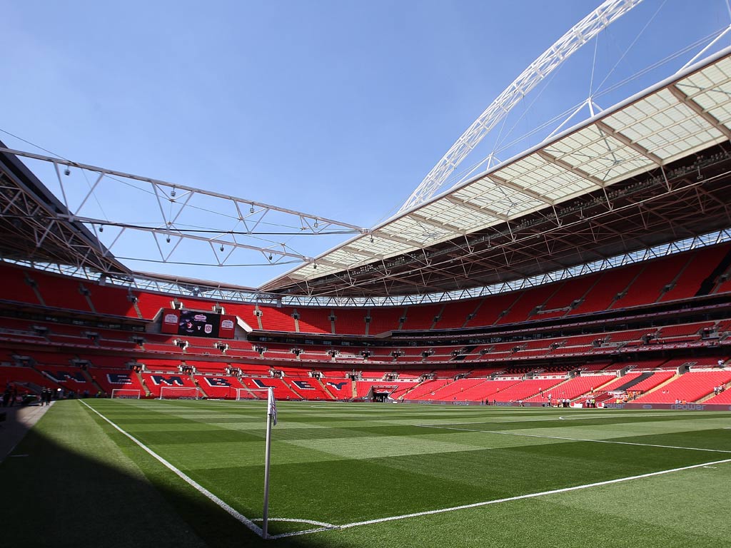 A view of Wembley Stadium