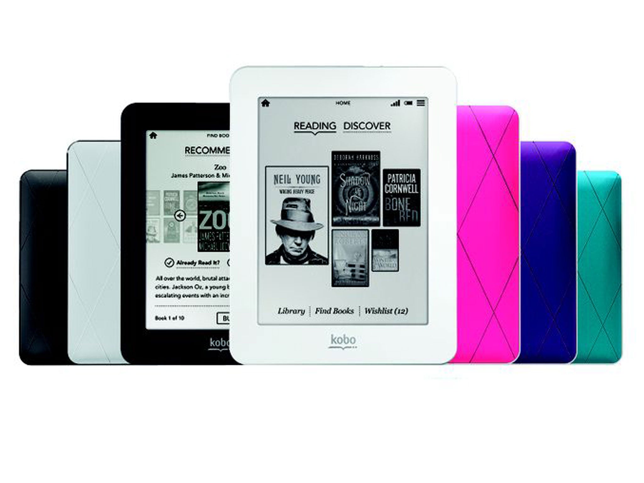 <p><u><strong>6. Kobo Mini</strong></u></p>
<p><em>£59.99, <a href="http://www.whsmith.co.uk" target="_blank">whsmith.co.uk</a></em></p>
<p>If space is really at a premium, you can opt for the Mini. It’s a very neat gadget that fits the pocket better than rivals thanks to its five-inch e-ink display. There’s no front light (but, hey, books don’t have those either) but it has a decent touchscreen interface – if occasionally a little sluggish. The power switch is more conveniently placed on the top edge, unlike the Kindle’s easy-to-turn-off button on the bottom. Kobo’s Reading Life feature includes stats for how much reading you’ve done, which seems to me a recipe for guilt. This reader, like the Nook, is only available in wi-fi versions so you’ll need to be in a hotspot to download that next book in a hurry. This ebook reader is also tremendous value.</p>