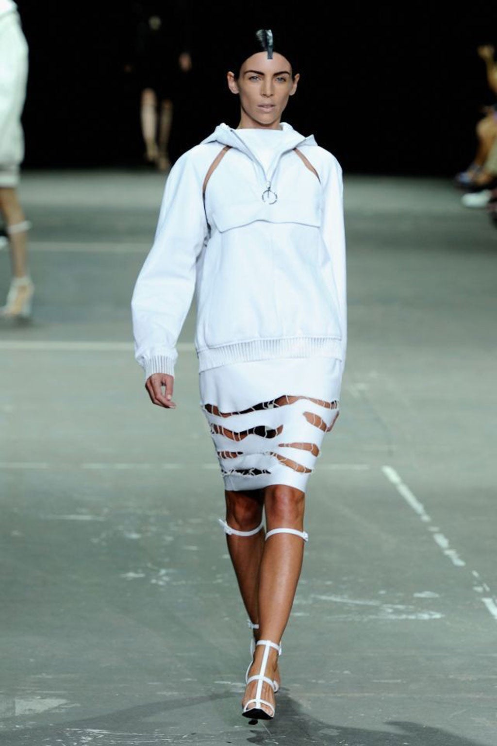 Liberty Ross walks the runway at the Alexander Wang Spring 2013 fashion show