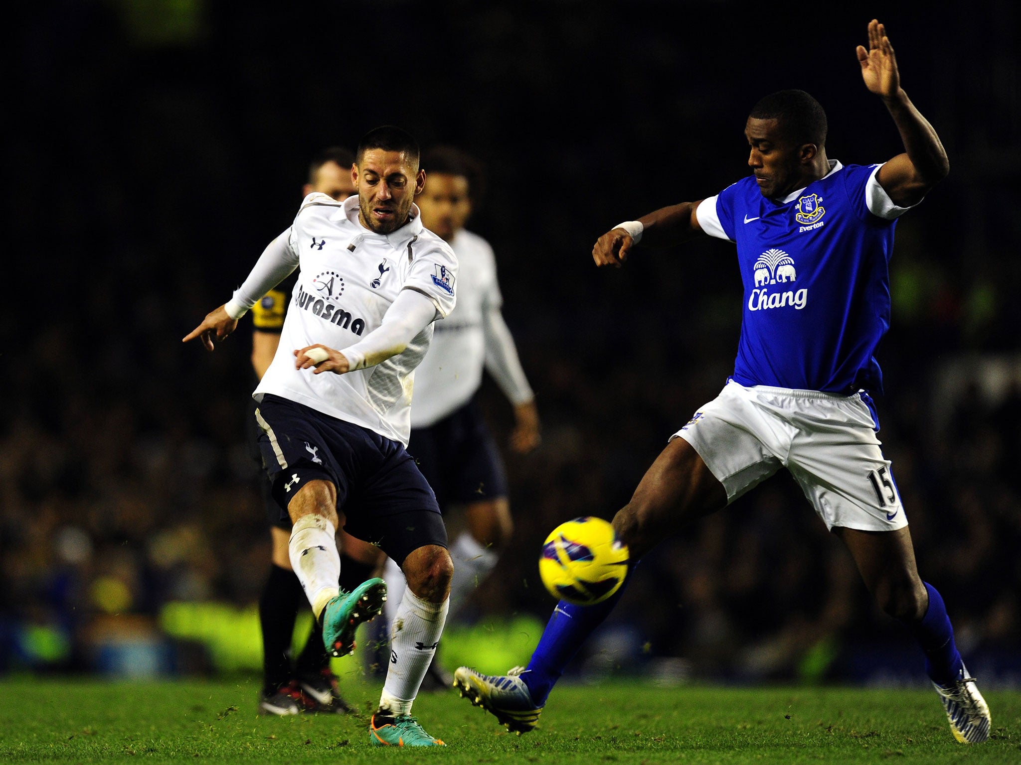 Tottenham Hotspur's US striker Clint Dempsey