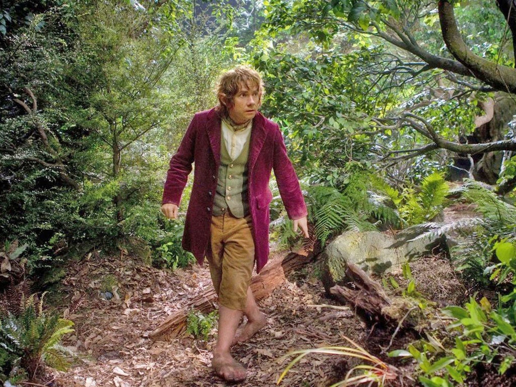 Engaging: Martin Freeman as Bilbo Baggins in the first film of the Hobbit trilogy