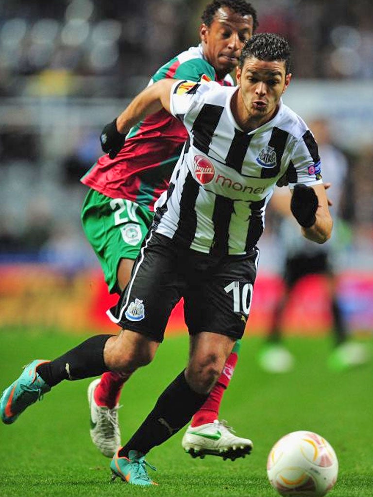 Newcastle’s Hatem Ben Arfa turns on the style