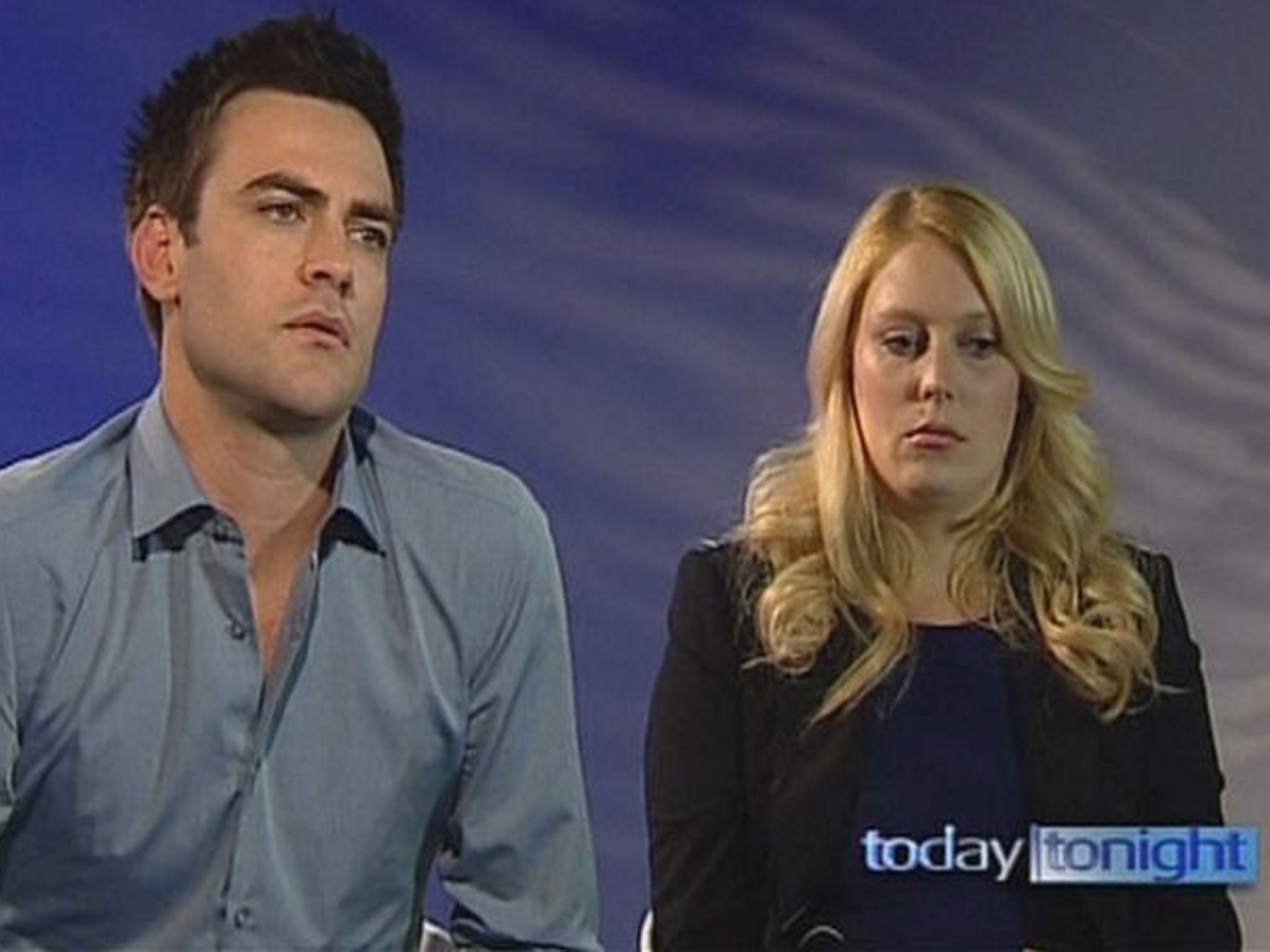 Sydney-based 2DayFM radio presenters Michael Christian and Mel Greig