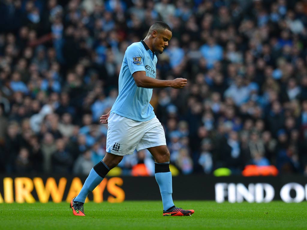 Manchester City captain Vincent Kompany