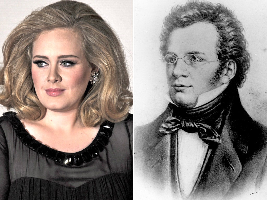 Adele's and Schubert's songs are 'remarkably similar,' according to Bafta-winning composer Howard Goodall