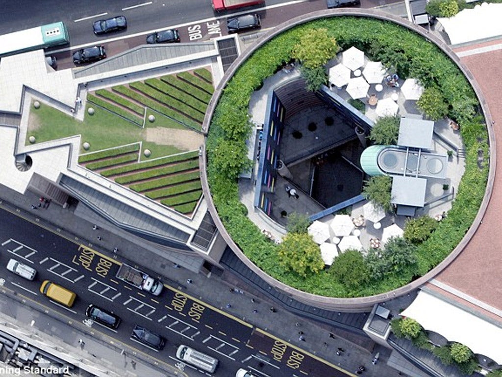 An aerial view of the Coq d’Argent