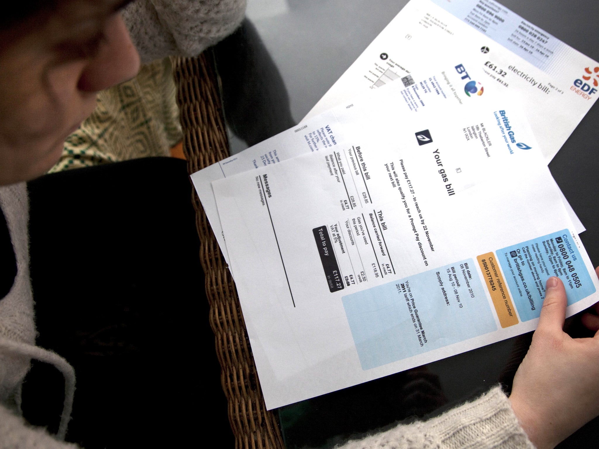 Annual household energy bills are likely to rise on average by £100 per year by 2020