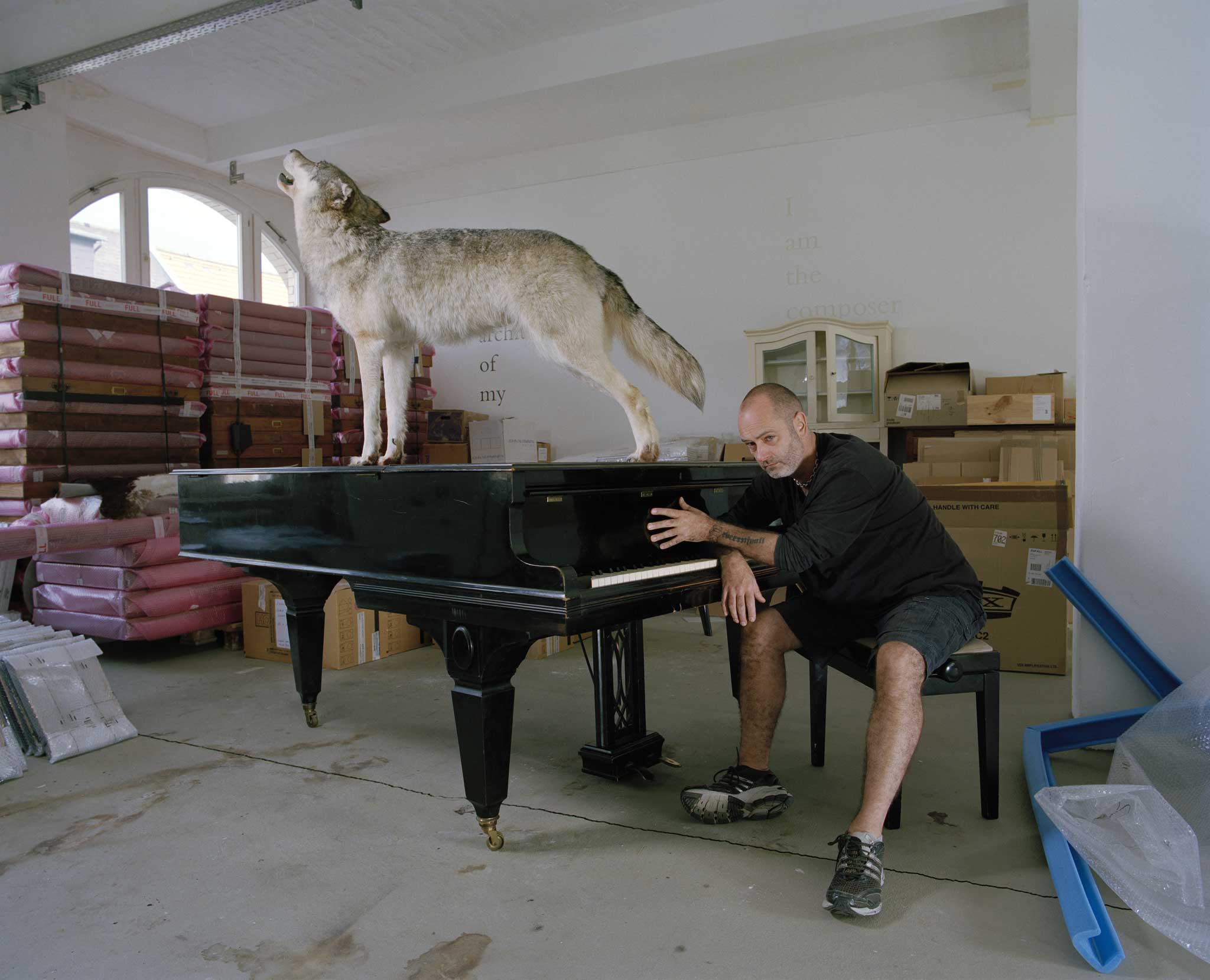 Howl great thou art: Douglas Gordon in his Berlin studio