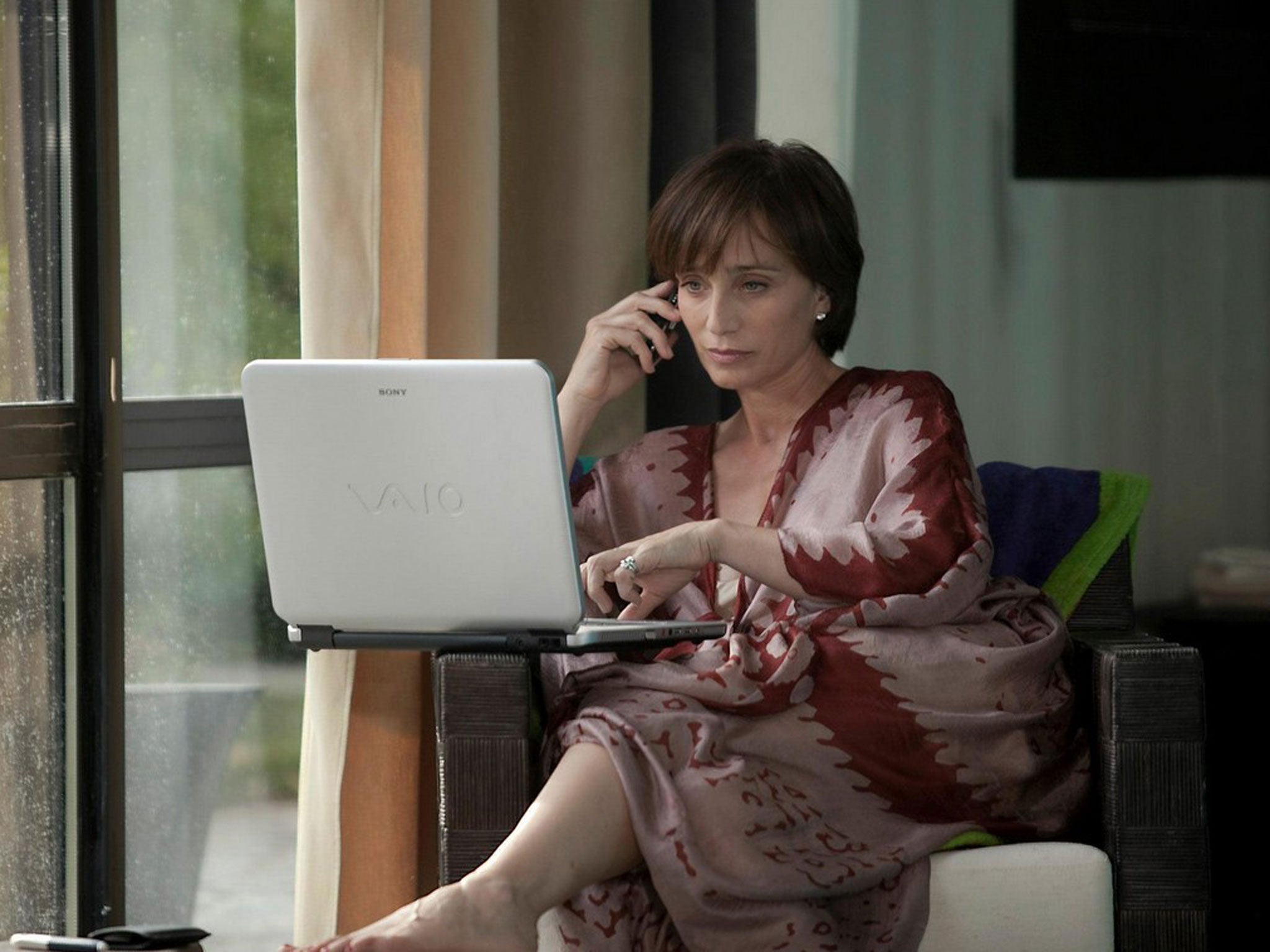 Ruthless: Kristin Scott Thomas in 'Love Crime'