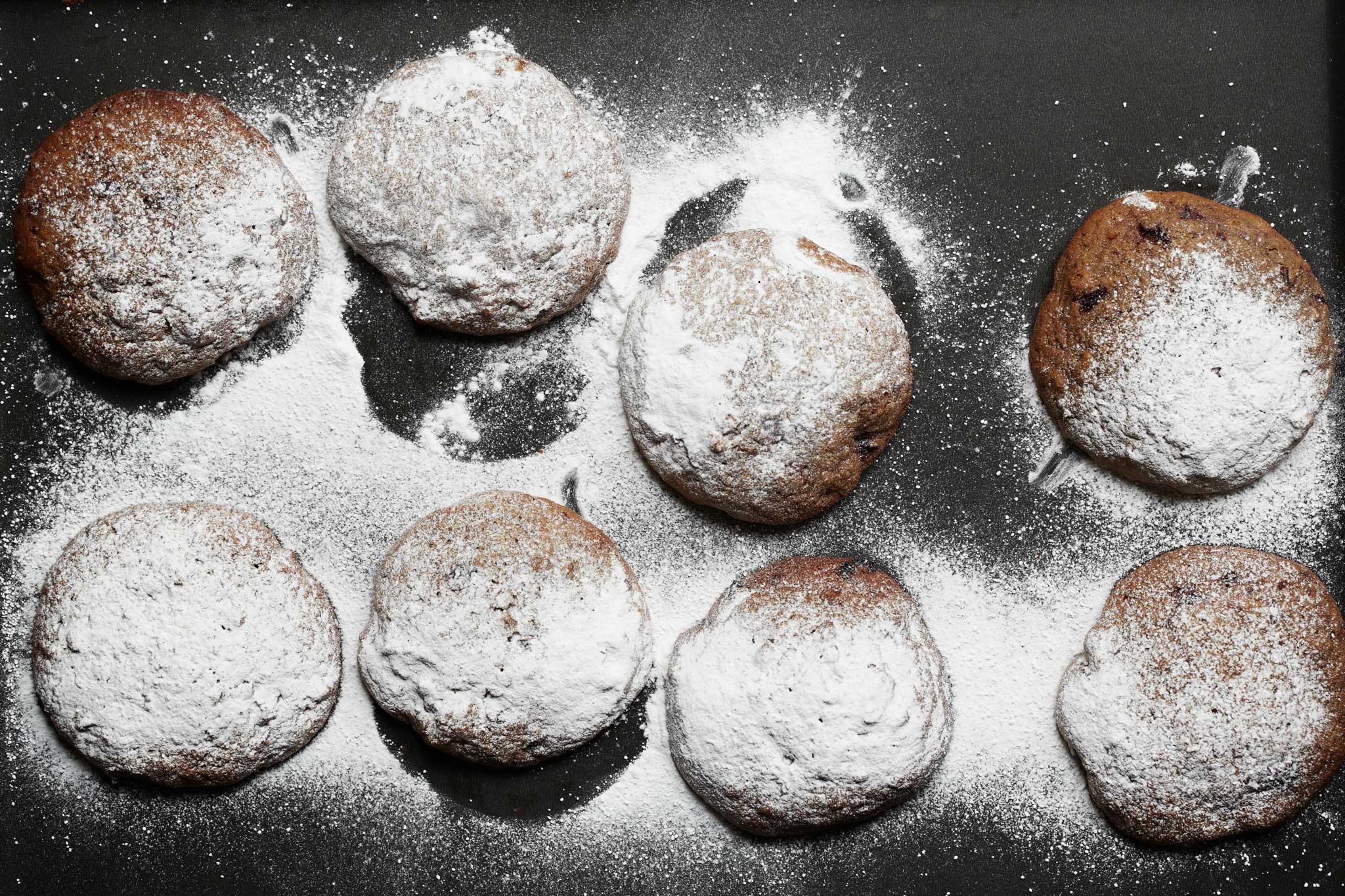 Laura's sour cherry and pecan biscuits