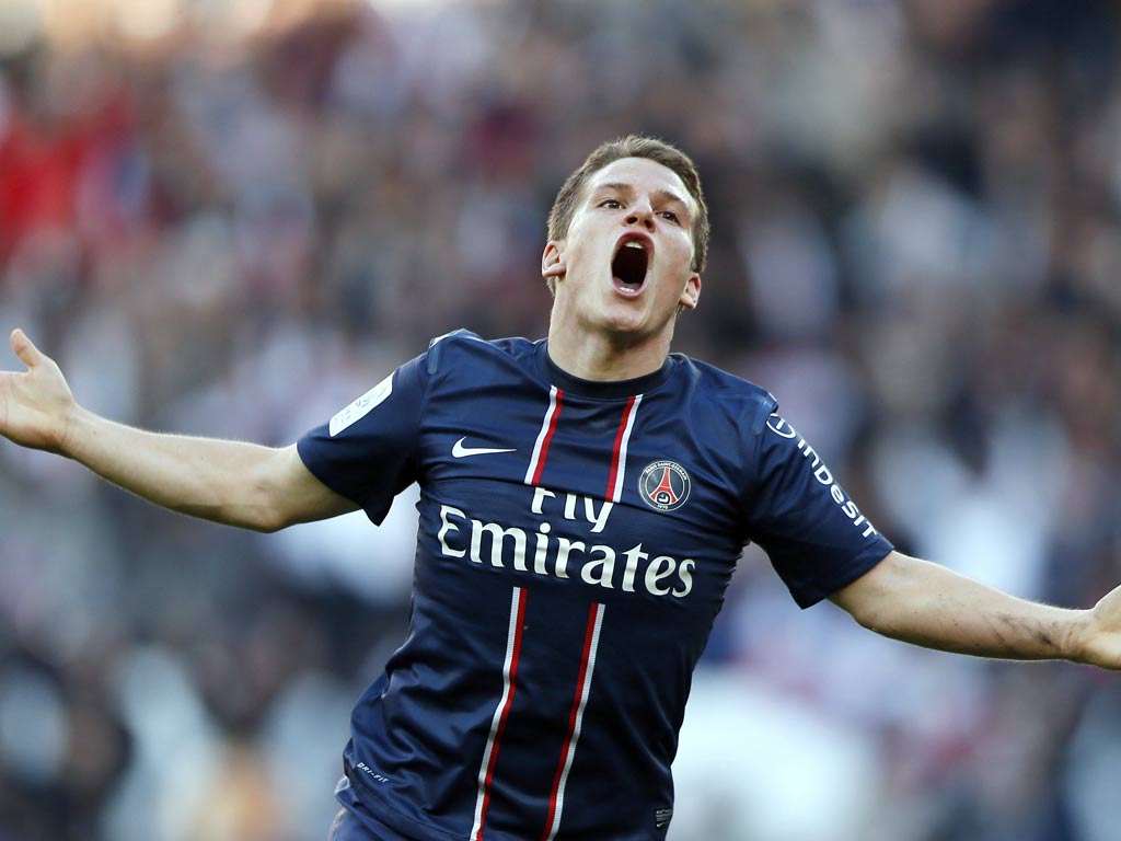 PSG striker Kevin Gameiro