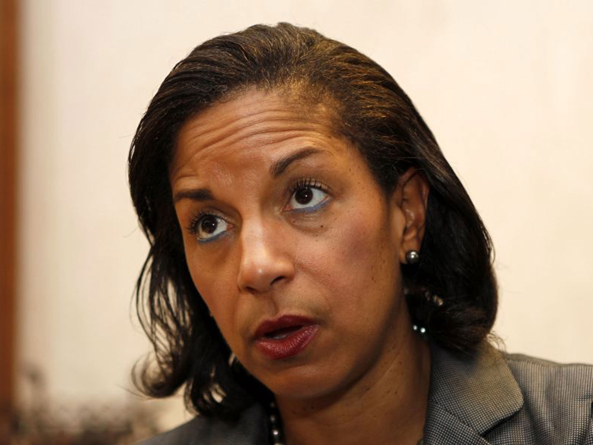 Barack Obama and Susan Rice, pictured at a UN meeting at the White House earlier this week, are old friends