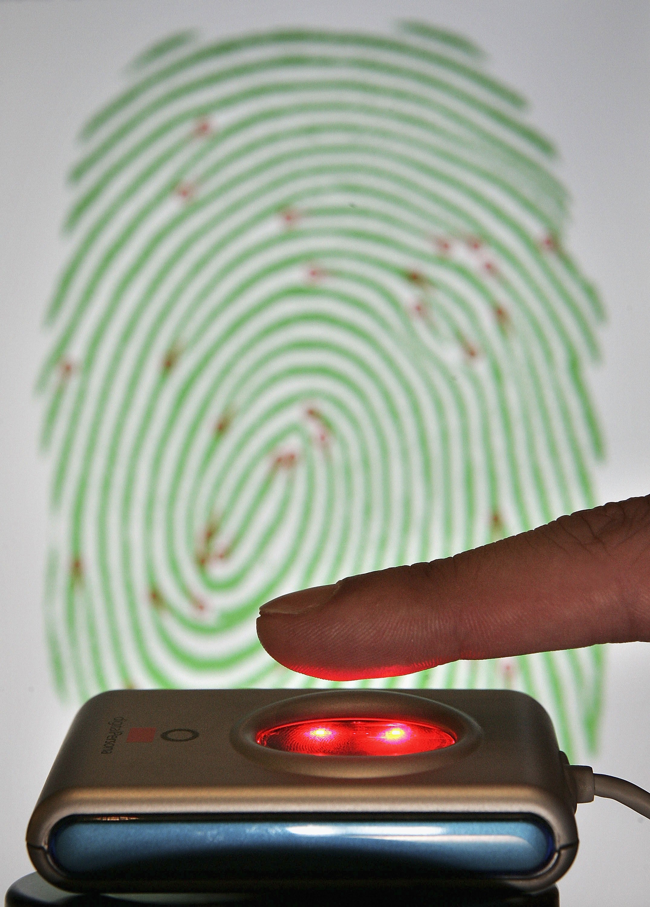 A biometric scanner: fears about immigration need discussion