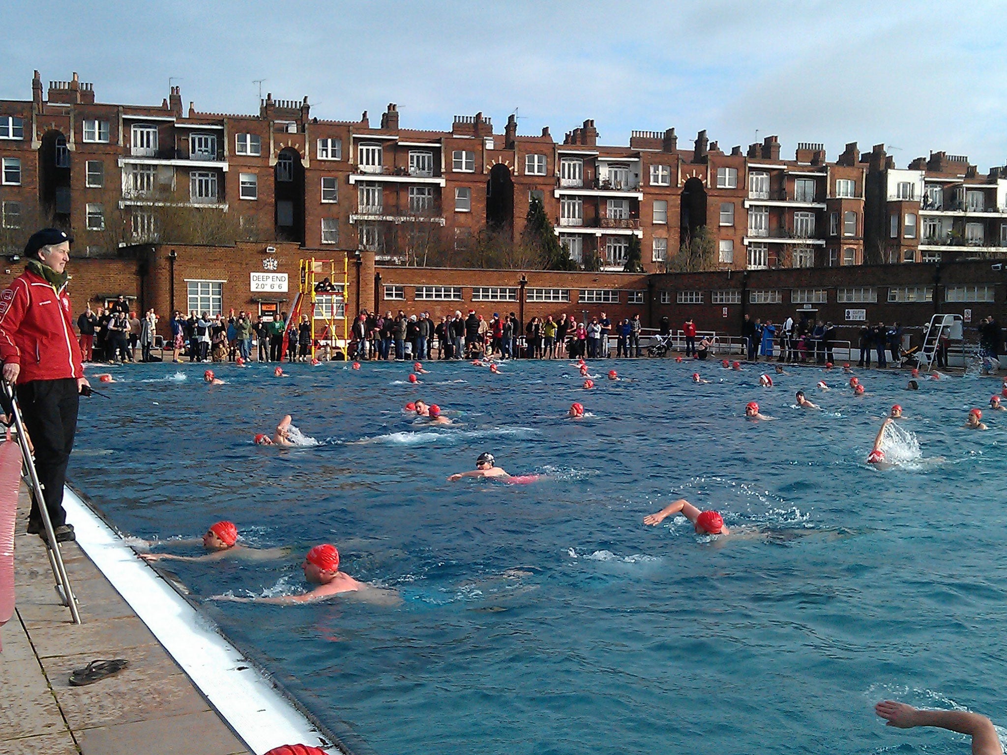 Parliament Hill Lido’s December Dip