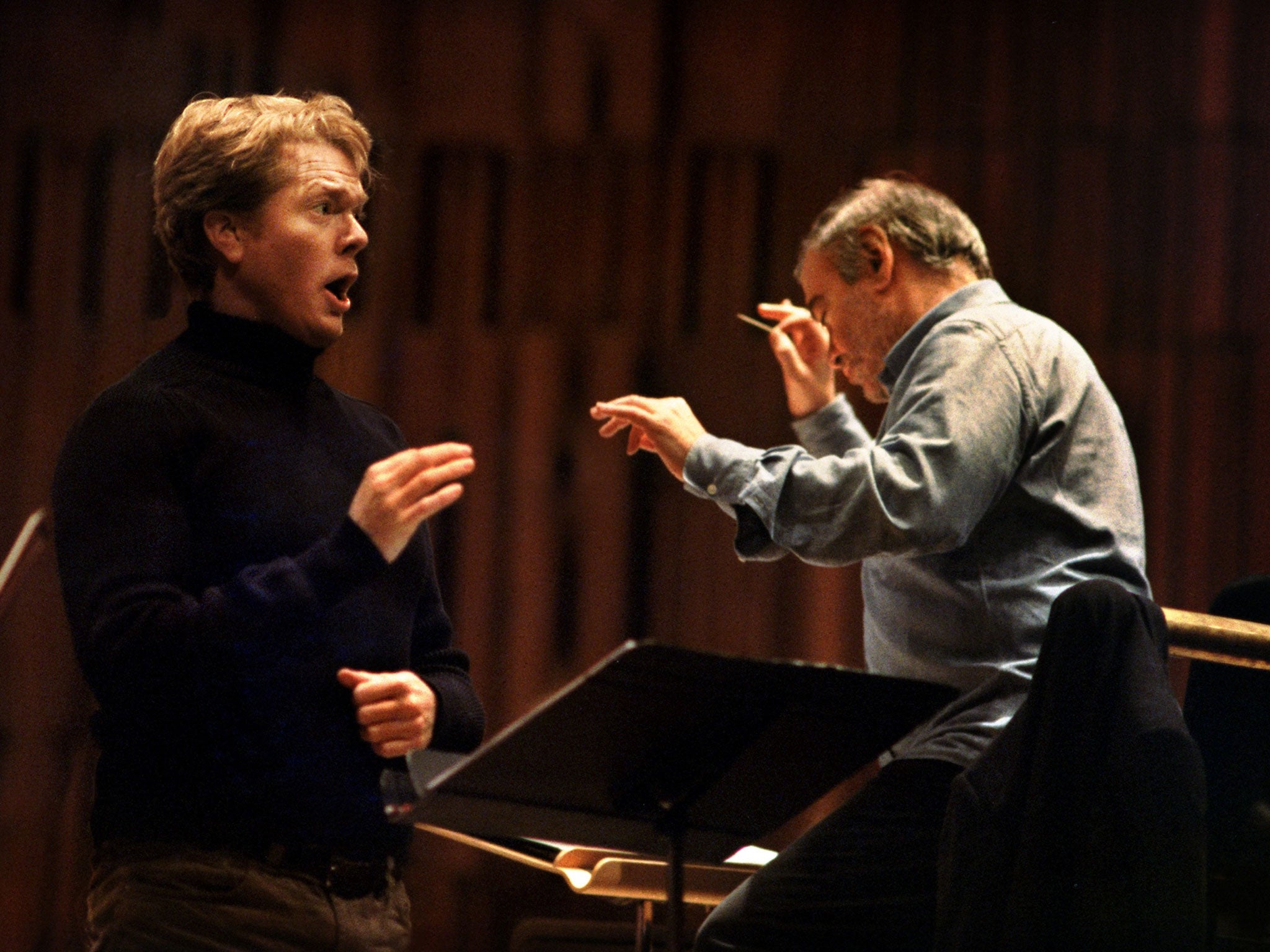 War story: Toby Spence and Valery Gergiev rehearse Szymanowski