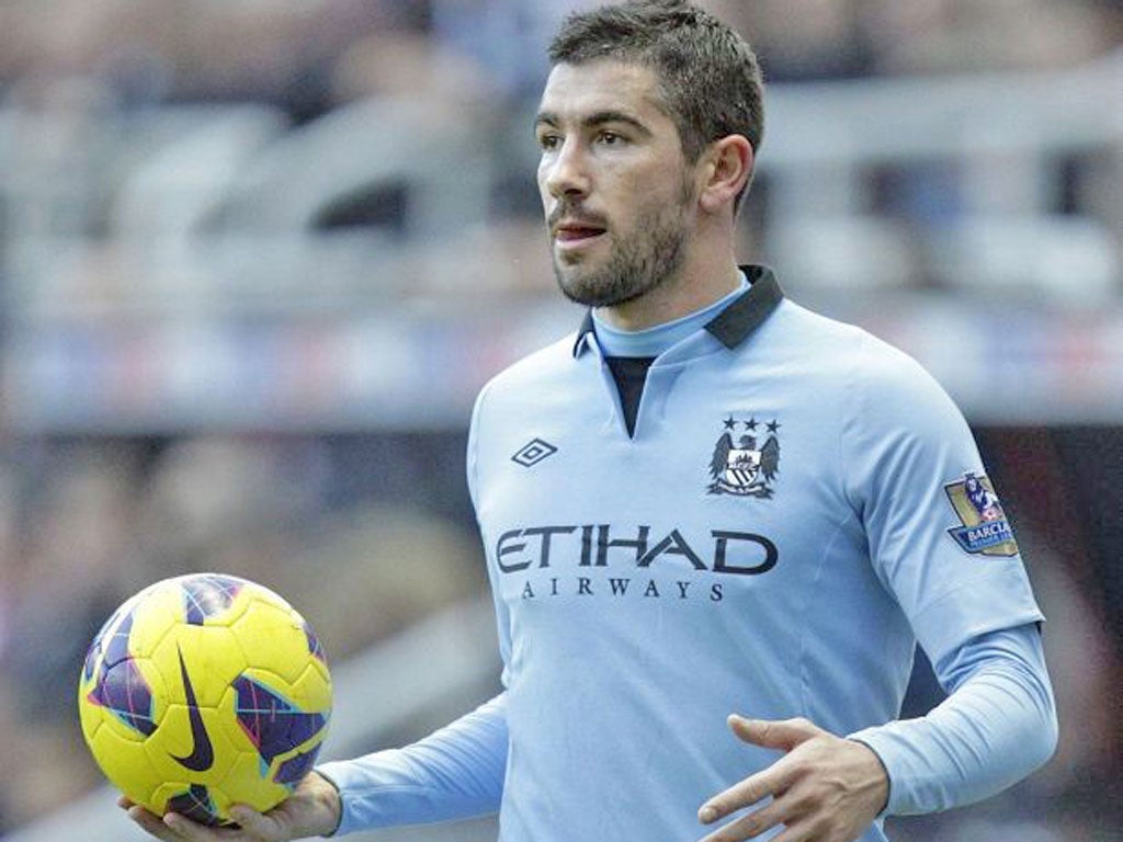 Aleksandar Kolarov was involved in an argument with a fan