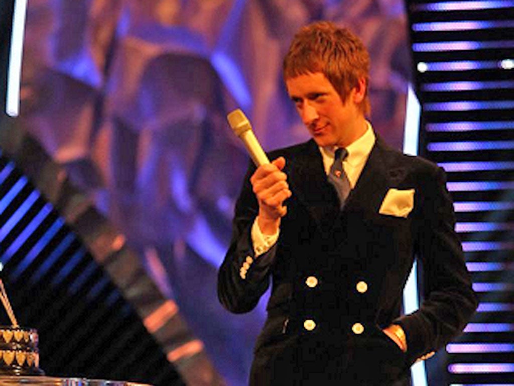 Bradley Wiggins during the BBC Sports Personality of the Year Awards 2012 at ExCeL London