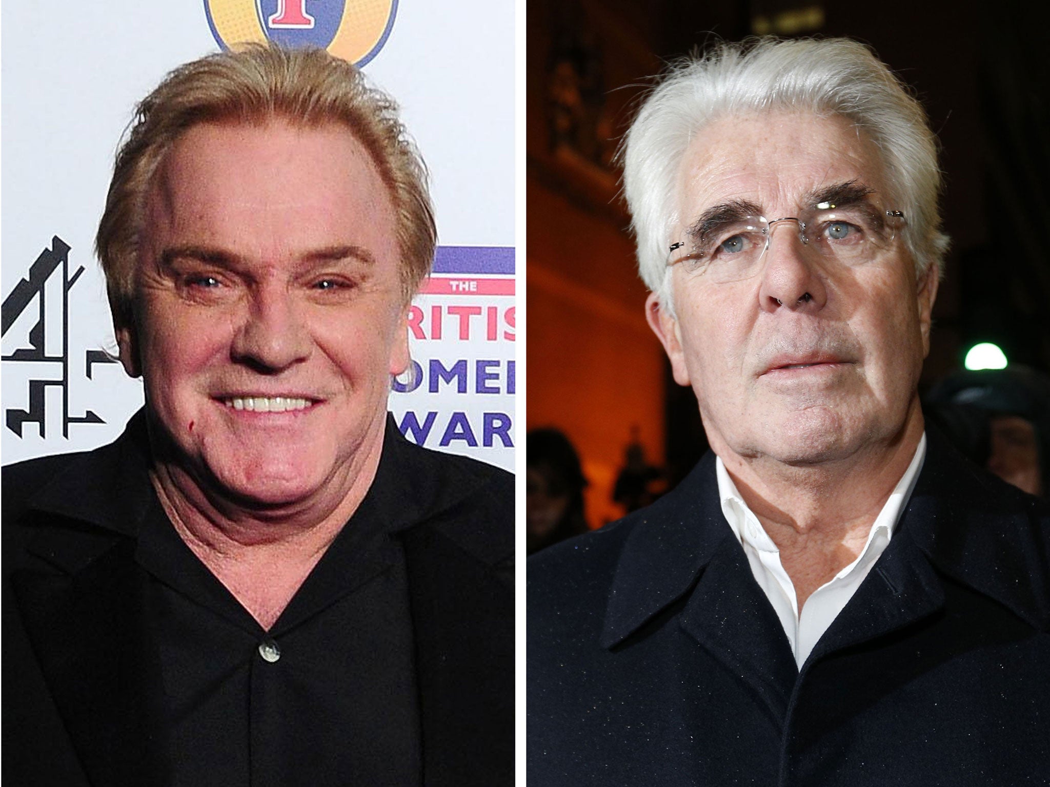 Comedian Freddie Starr (left) and publicist Max Clifford have been rebailed