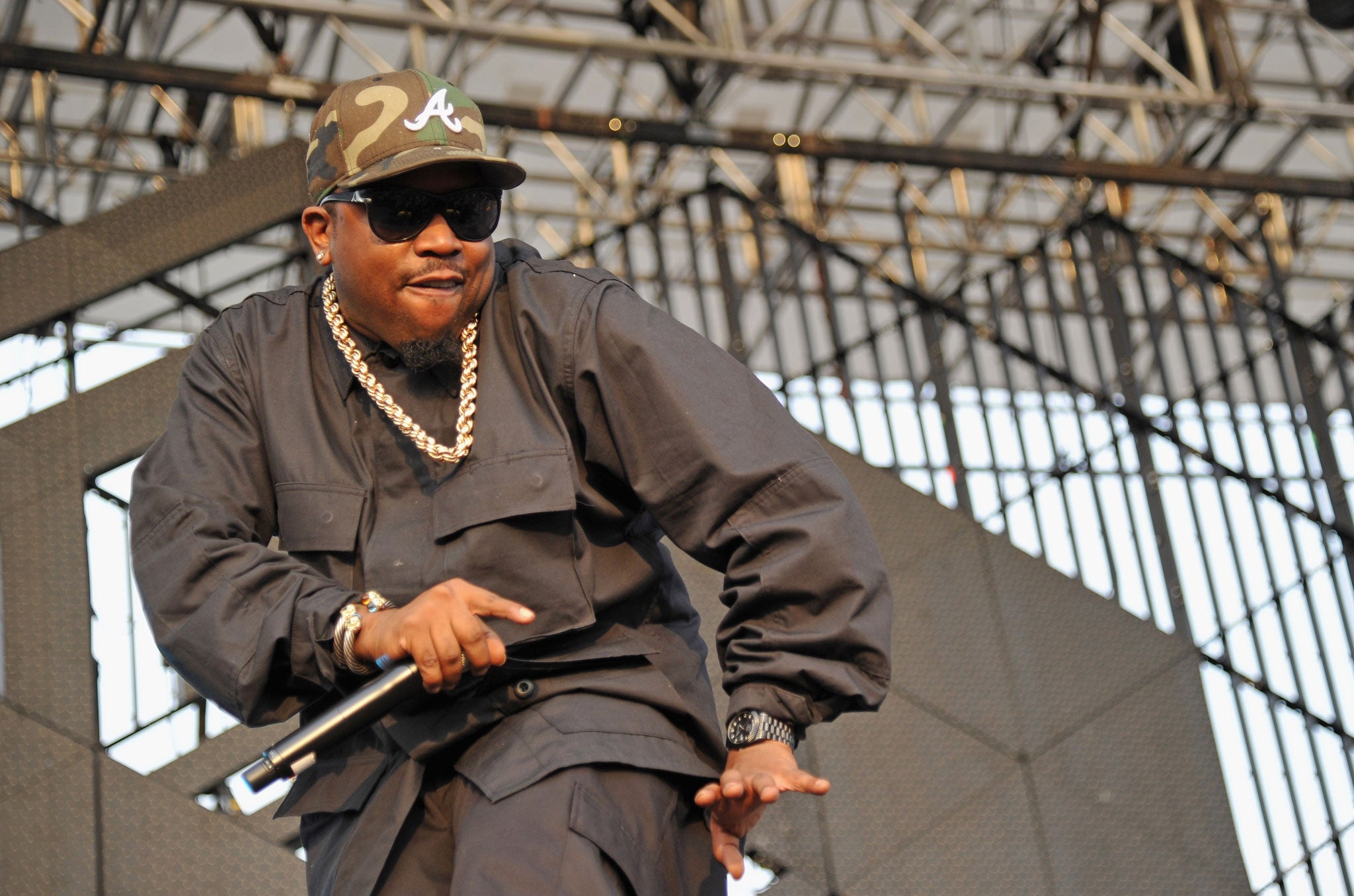 Rapper Big Boi performs during the 2011 Governors Ball music festival on Governors Island on June 18, 2011 in New York City.