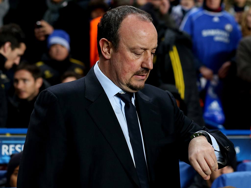 <b>Fulham </b> fans at Chelsea: “Rafa Benitez, he works where he wants”