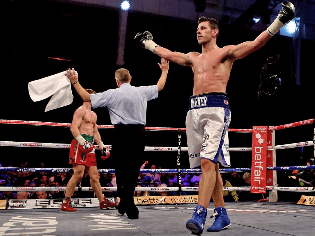 Darren Barker stops Kerry Hope on Saturday 8 December. It was one of 58 fights that took place in Britain that night