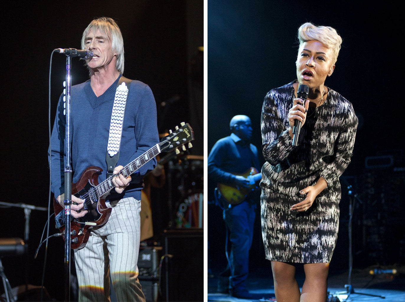 Paul Weller and Emeli Sandé at Crisis Presents