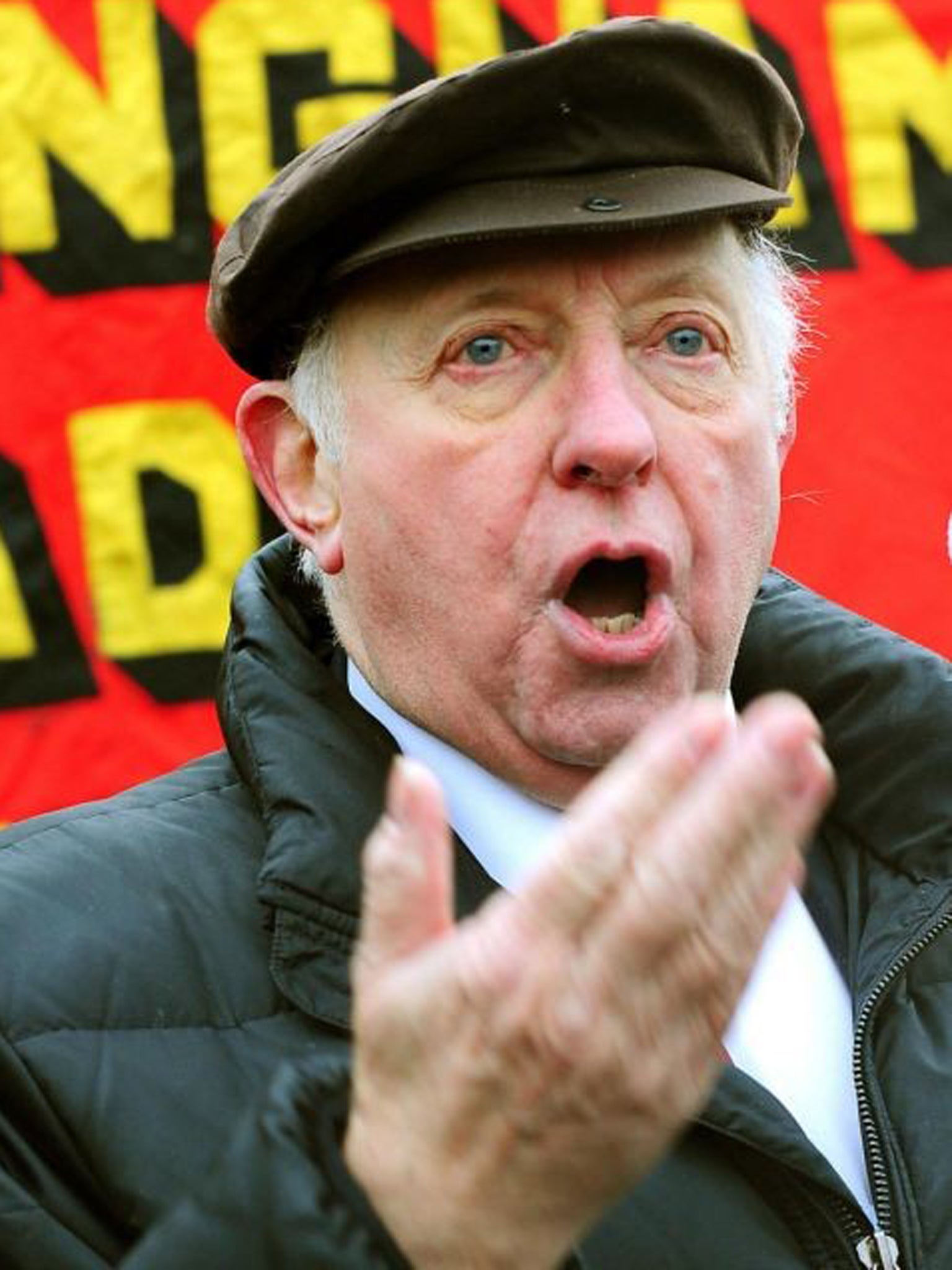 Former National Union of Mineworkers president Arthur Scargill