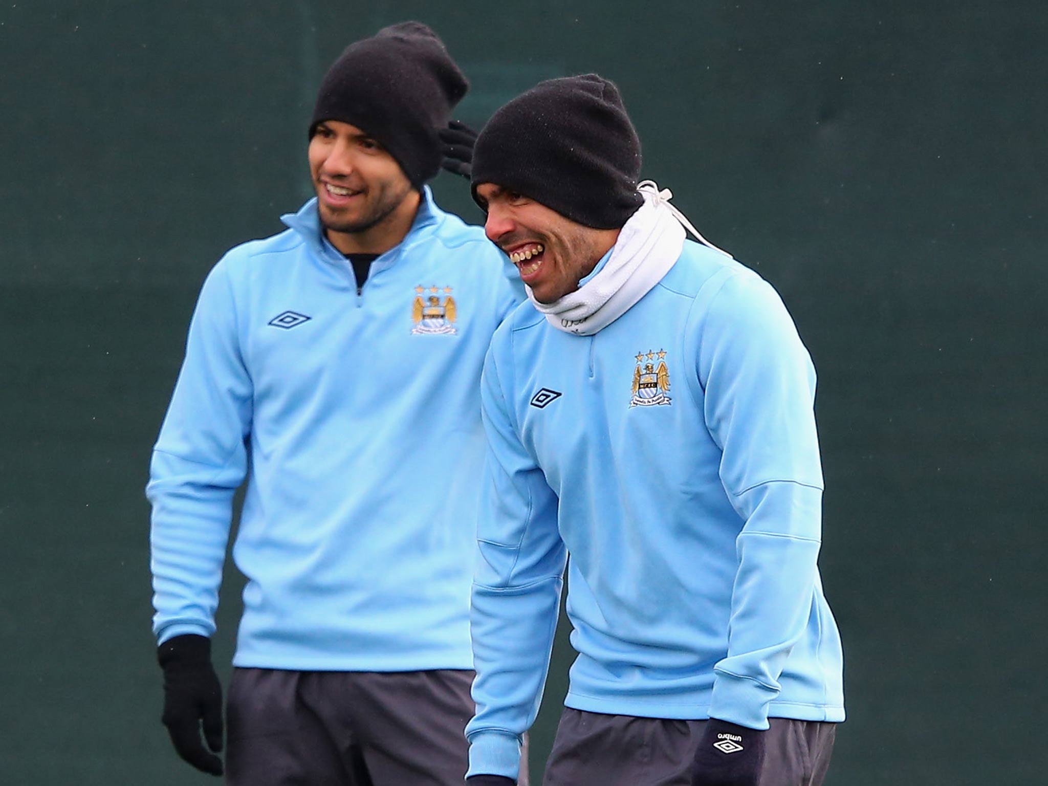 Carlos Tevez and Sergio Aguero